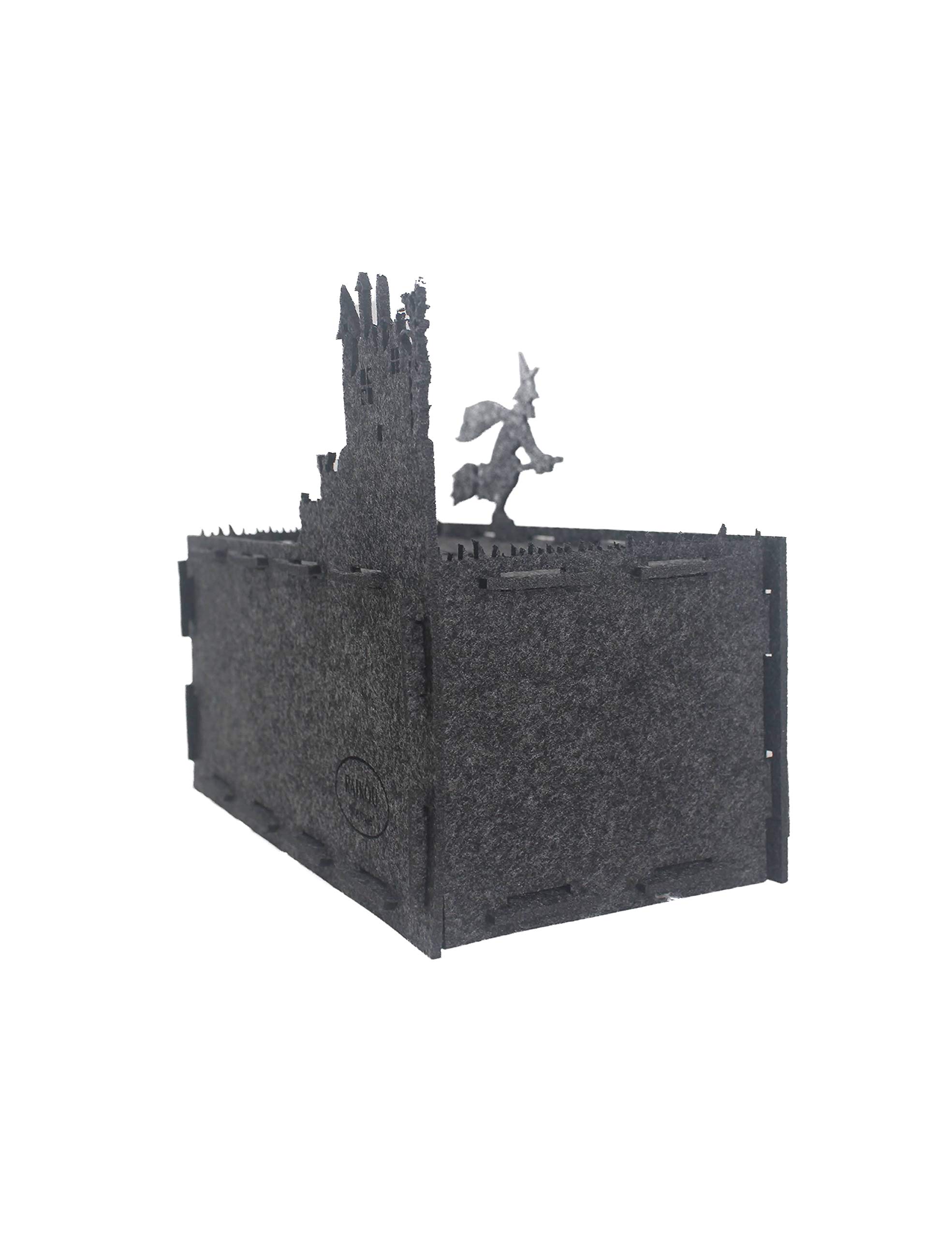 Filz Kosmetiktuchbox Grau - Dekorative Taschentuchbox Aus 100% Filz