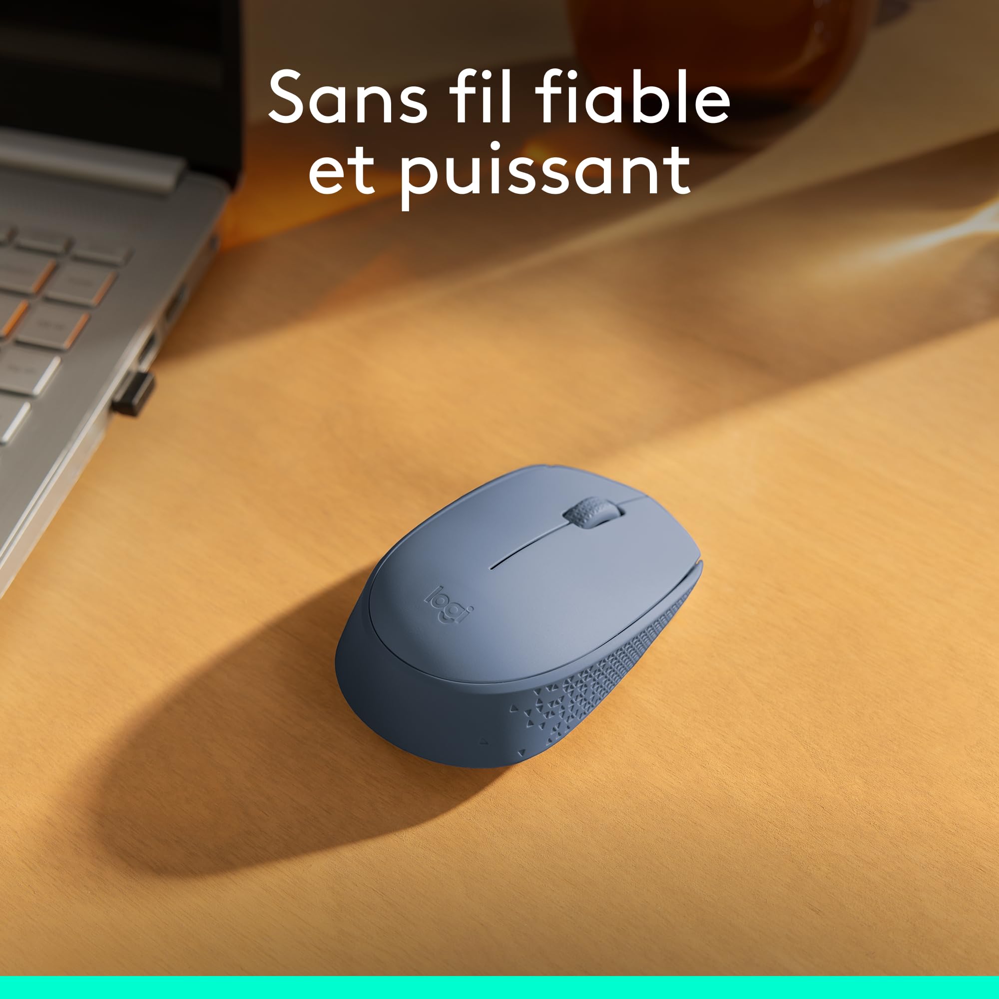 Image secondaire de Souris Sans Fil Logitech M171 - Autonomie 12 Mois, Ambidextre, Gris