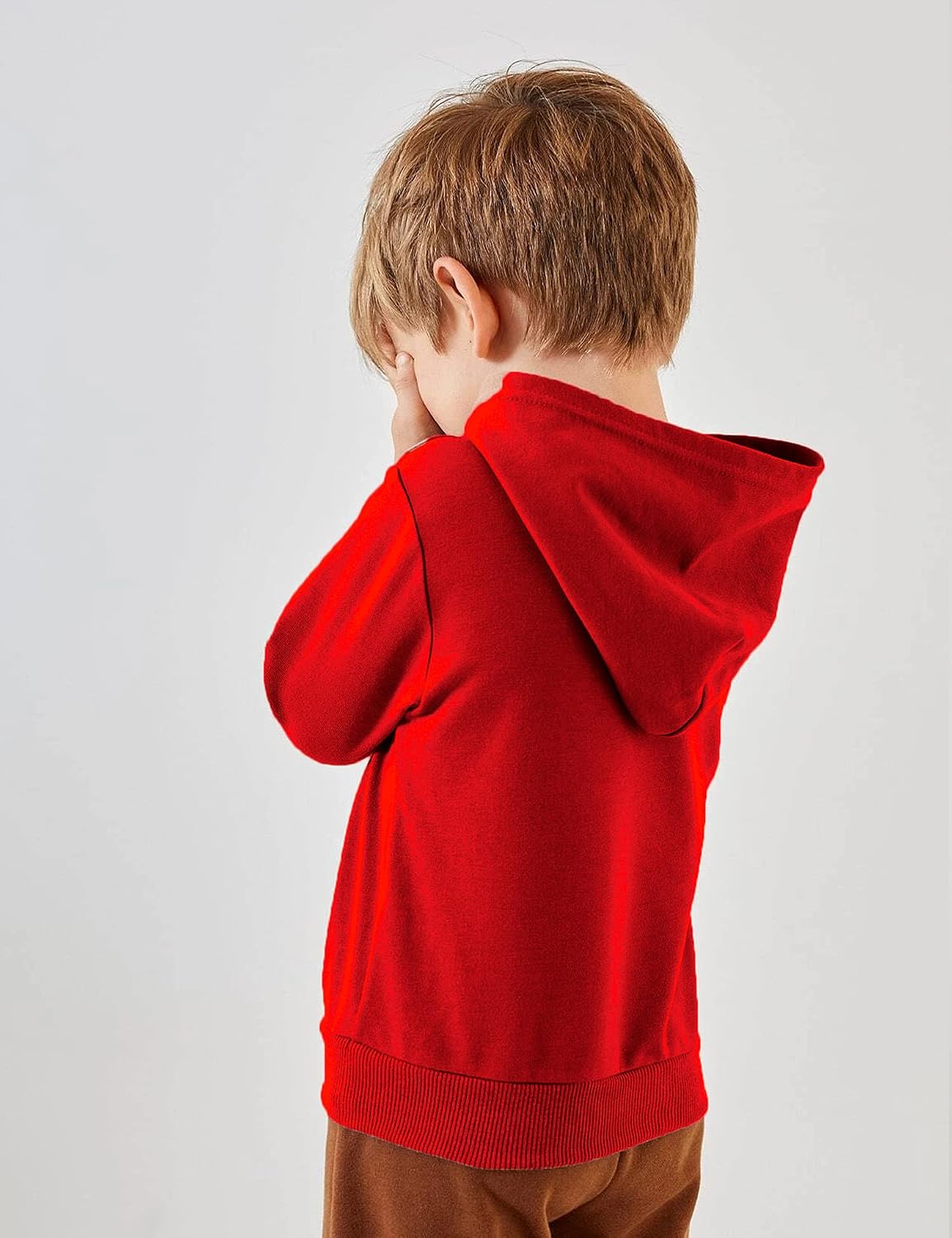 Arshiner Unisex Kids Soft Pullover Hooded Sweatshirt with Pocket Basic Hoodies Sportswear Age 4-13 Years