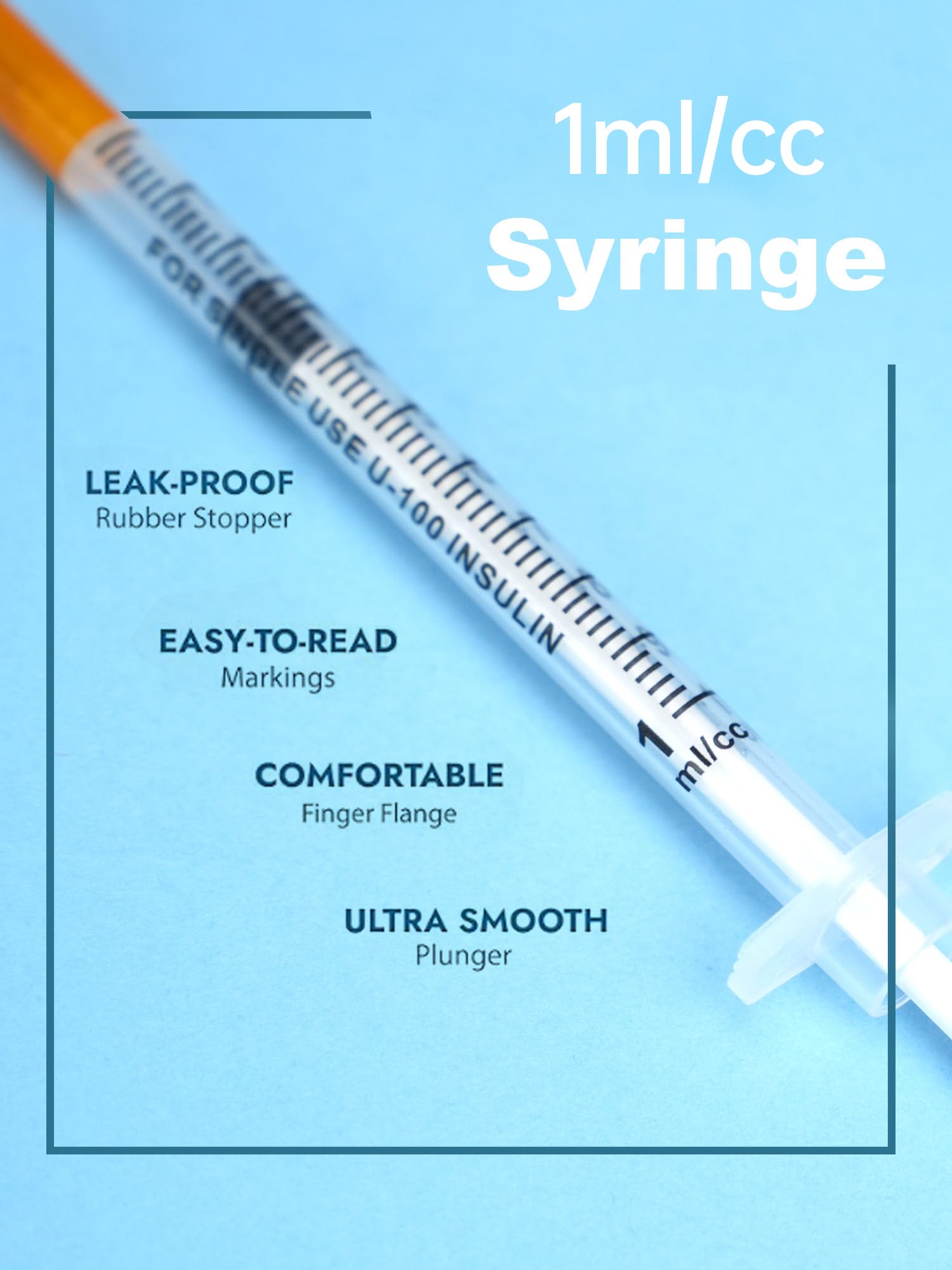 1ml 30G 1/2 Inch Scientists Lab Syringes, Individually Wrapped, 100-Pack, for Scientific Research, Refilling, or Dispensing — Amazon image 2