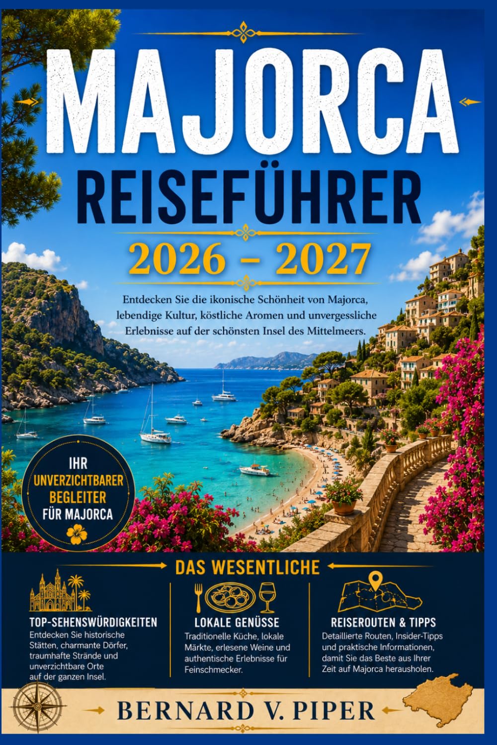MAJORCA REISEFÜHRER 2026-2027: Entdecken Sie Palma, die Serra de Tramuntana, Küstendörfer, Strände, lokale Küche, malerische Autostrecken, Outdoor-Abenteuer und vorgefertigte Inselrouten.