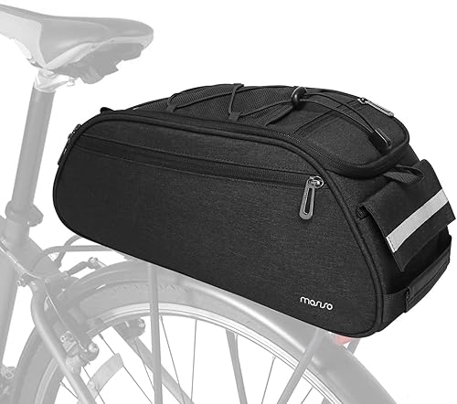 Miniatura 2 de MOSISO Bolsa para portabicicletas, bolsa impermeable para maletero de bicicleta, bolsa de asiento trasero, bolsa de asiento trasero para bicicleta,