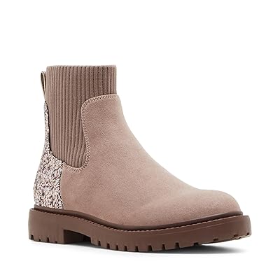 Steve Madden Kids Lilyana (Little Kid/Big Kid) Girls Shoes Taupe Glitter