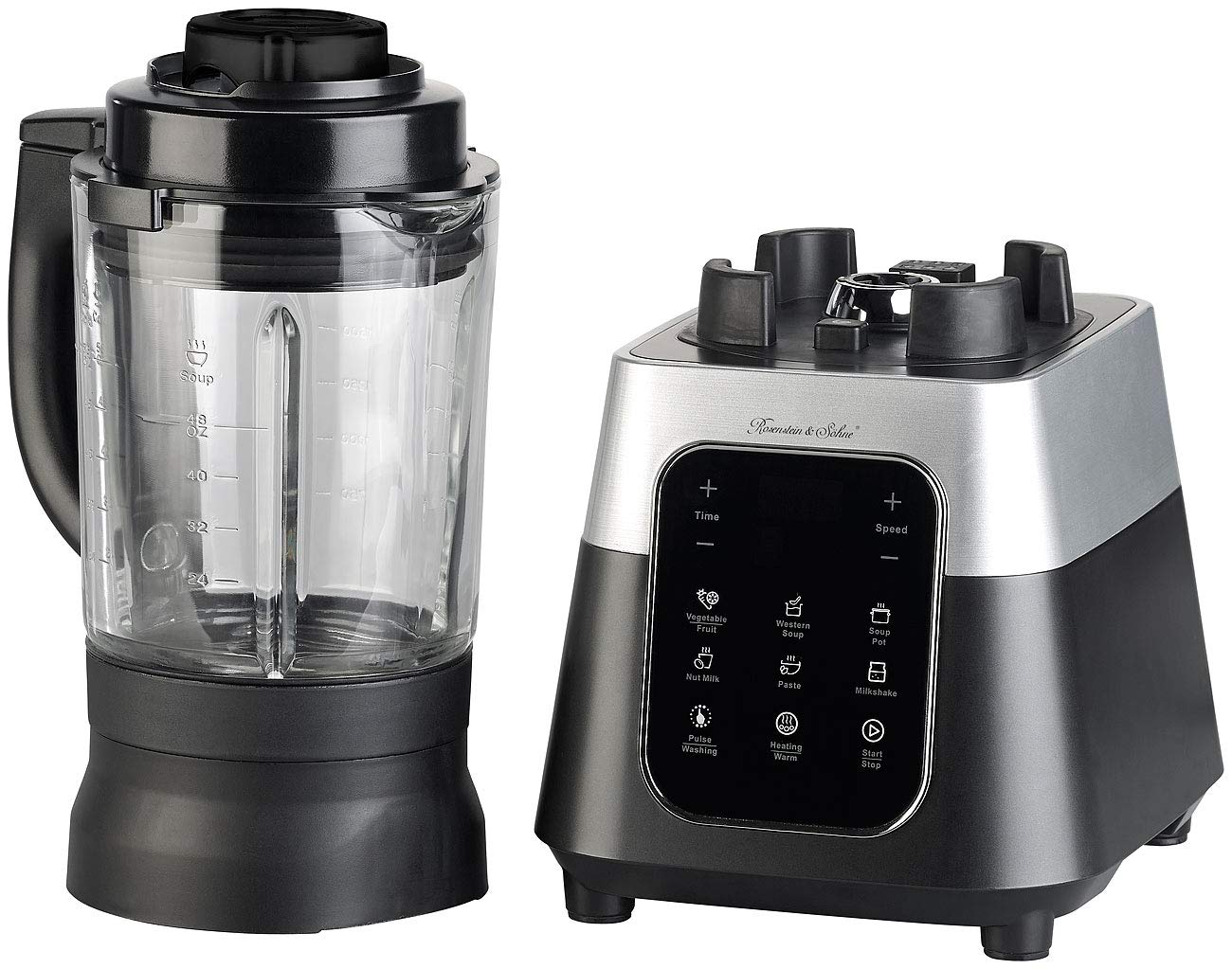 Profesjonalny blender kielichowy z funkcją podgrzewania, dotykowy, 1,75 l, 1500 W