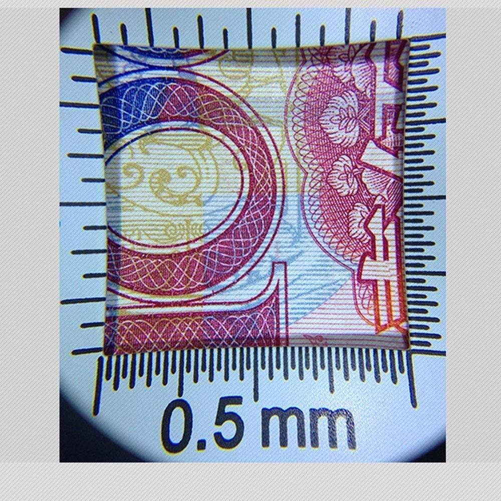 Lupas para Trabajos artesanales, Lupa de Lectura Lupa, Alta tasa de Aumento, Lupa de identificación, 10 Veces de Alta definición, identificación de Monedas con Sello de Jade para joyería Vision