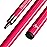 Viper Graphstrike 58 2-Piece Fiberglass Graphite Composite Billiard/Pool Cue, Pink, Unwrapped