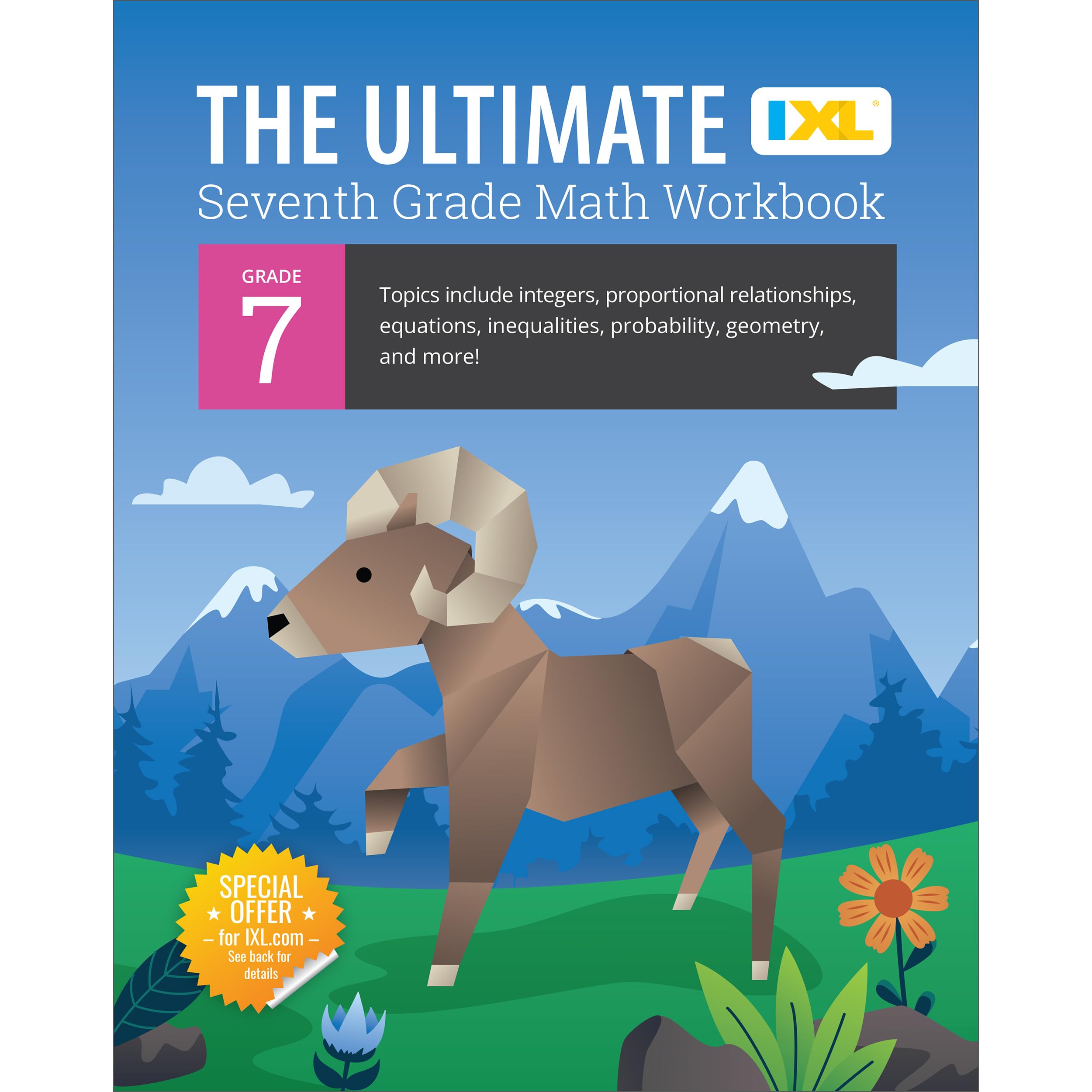 The Ultimate Seventh Grade Math Workbook Paperback – 7 November 2023