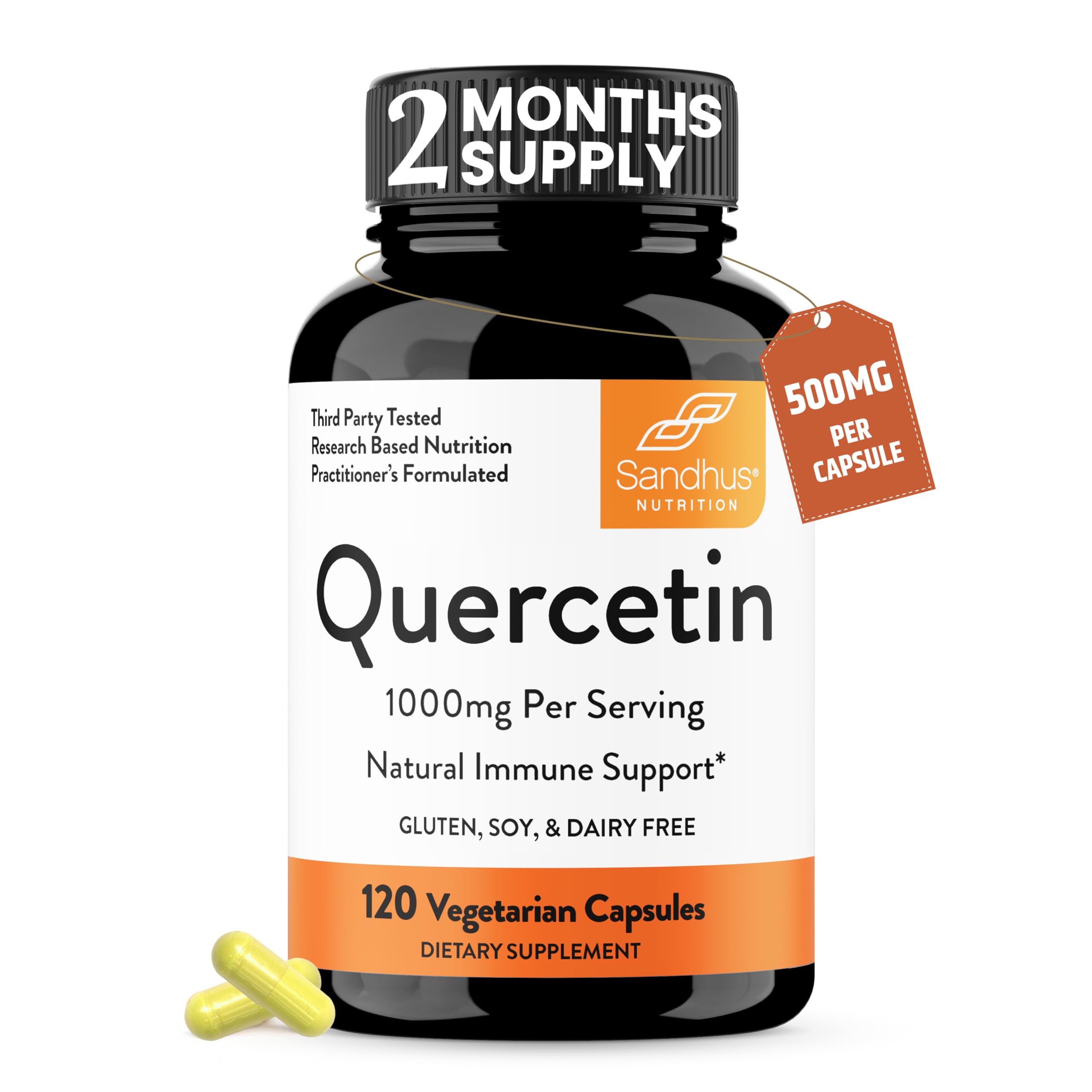 Quercetin 500mg Vegetarian Capsules