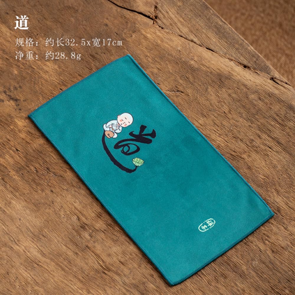 High Grade Tea Towel Tea Cloth Water Absorption High Grade Chinese Zen Tea Table Tea Mat