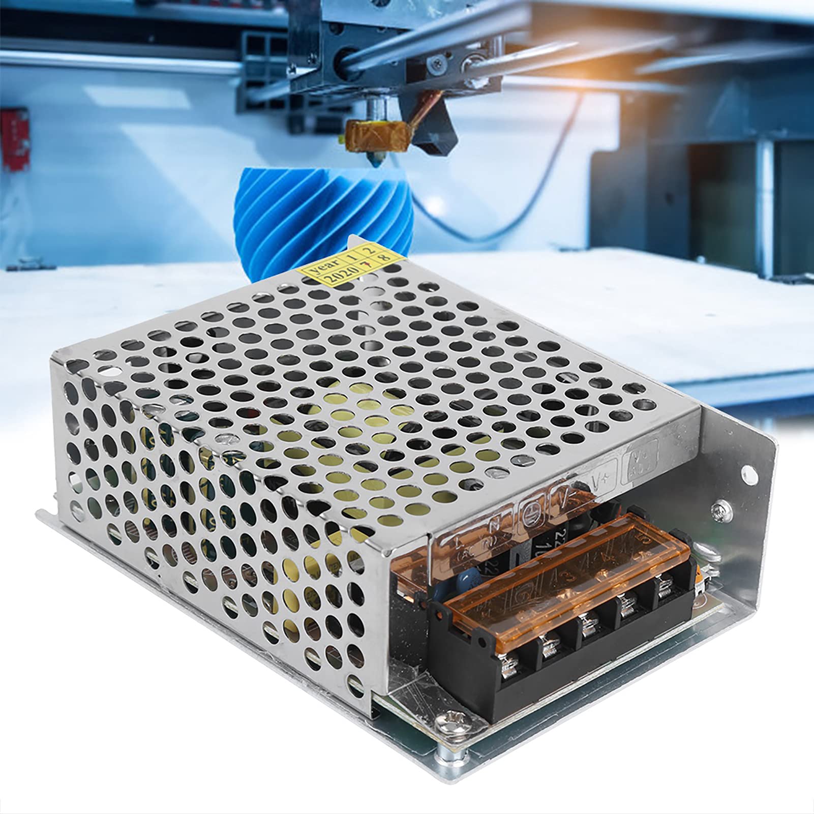 Alimentatore Switching DC 5V 50W – Driver LED In Lega Alluminio Con Protezioni (S-50-5, 10A) - 4