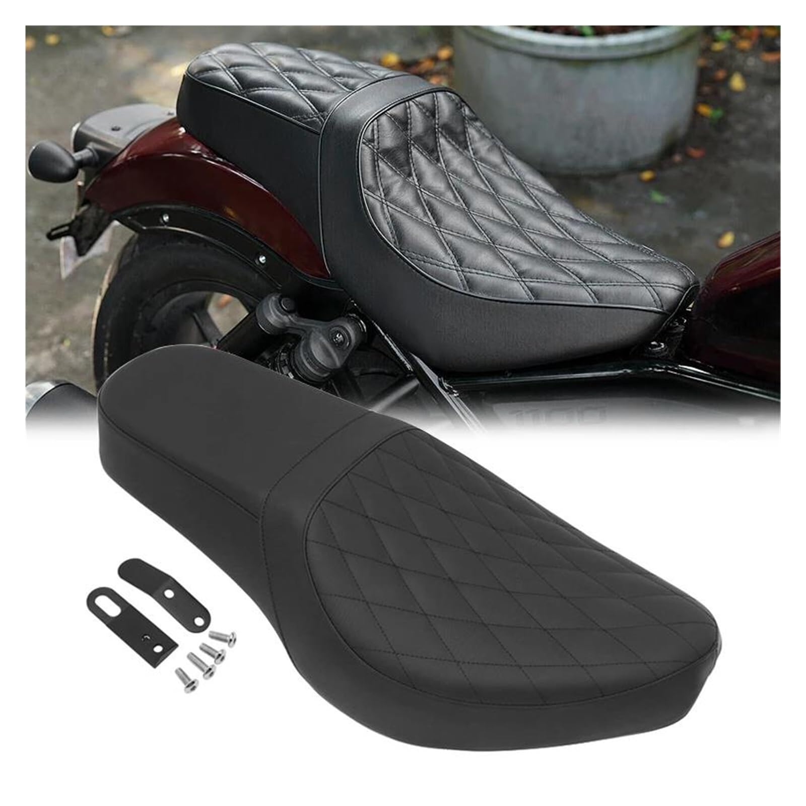 Cuscino Doppio Sedile Moto Per Rebel CMX 300 500 2017-2022