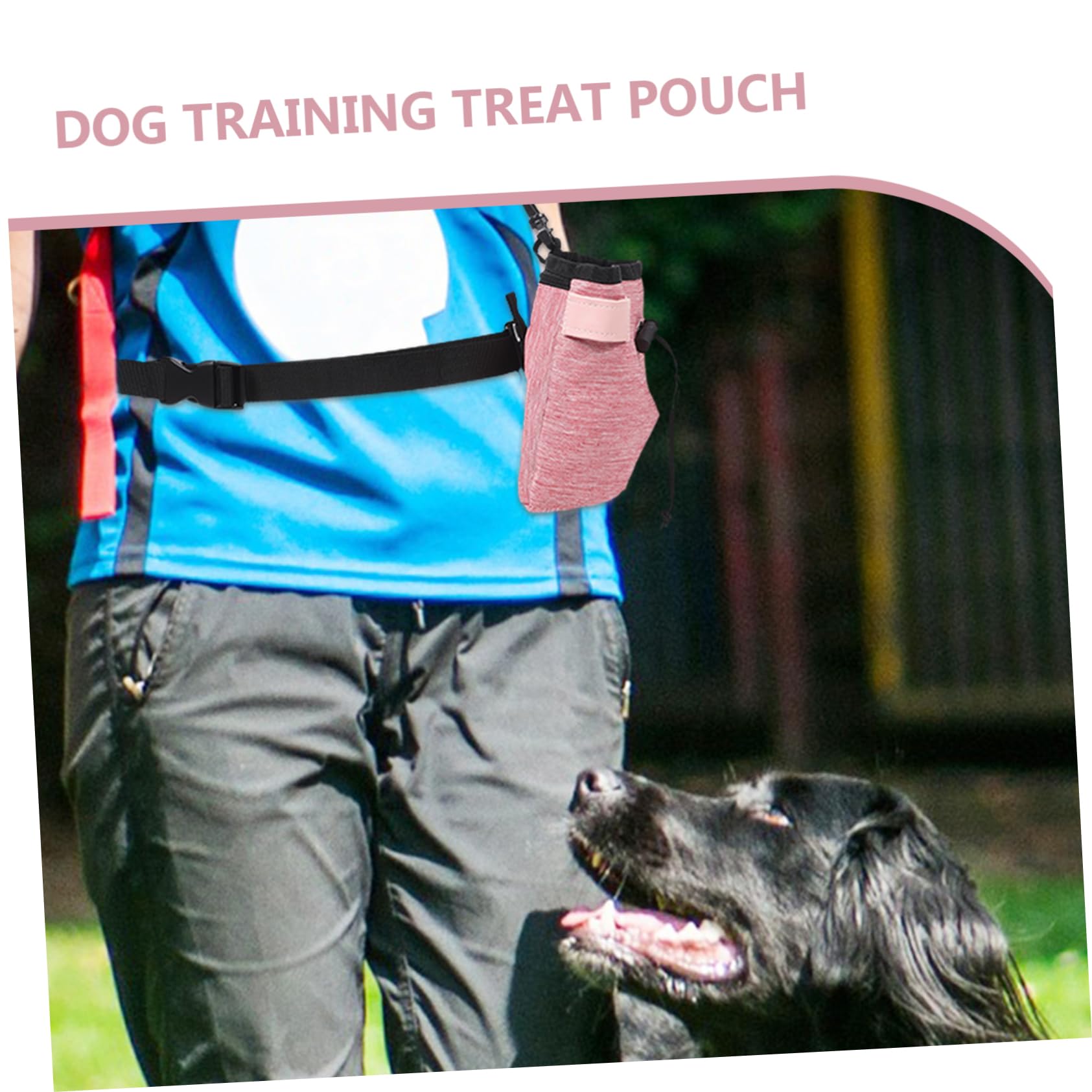 Sosoport 4piezas Bolsa De Entrenamiento para Pouch De Cintura y para Snacks y Accesorios para Adiestramiento y Paseos Compartimento para Desechos Cinturón