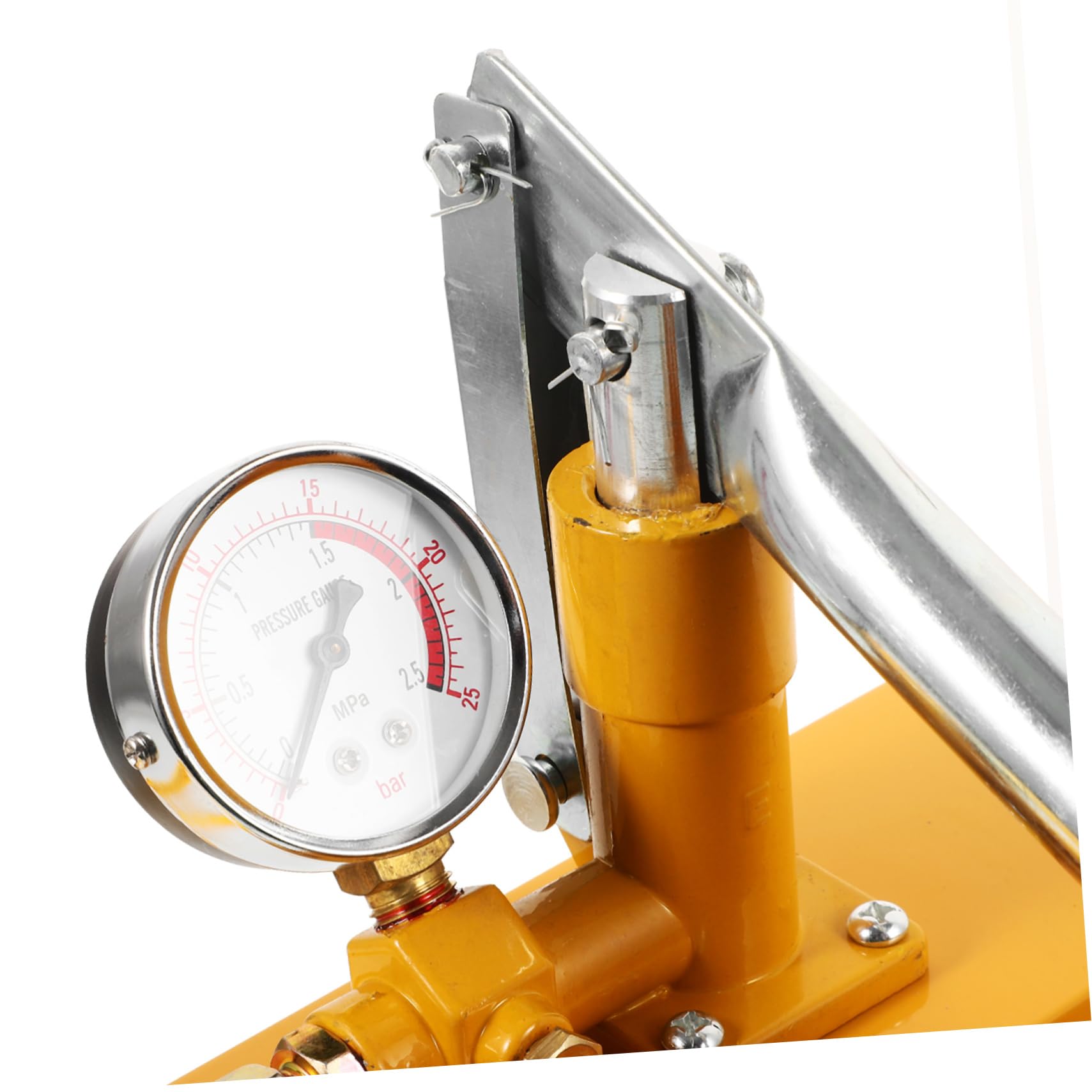 Kit de comprobador de presión Manual con Bomba de Prueba hidráulica y manómetro para Pruebas de presión de tuberías. Diseño Compacto para fácil portabilidad y mediciones precisas.