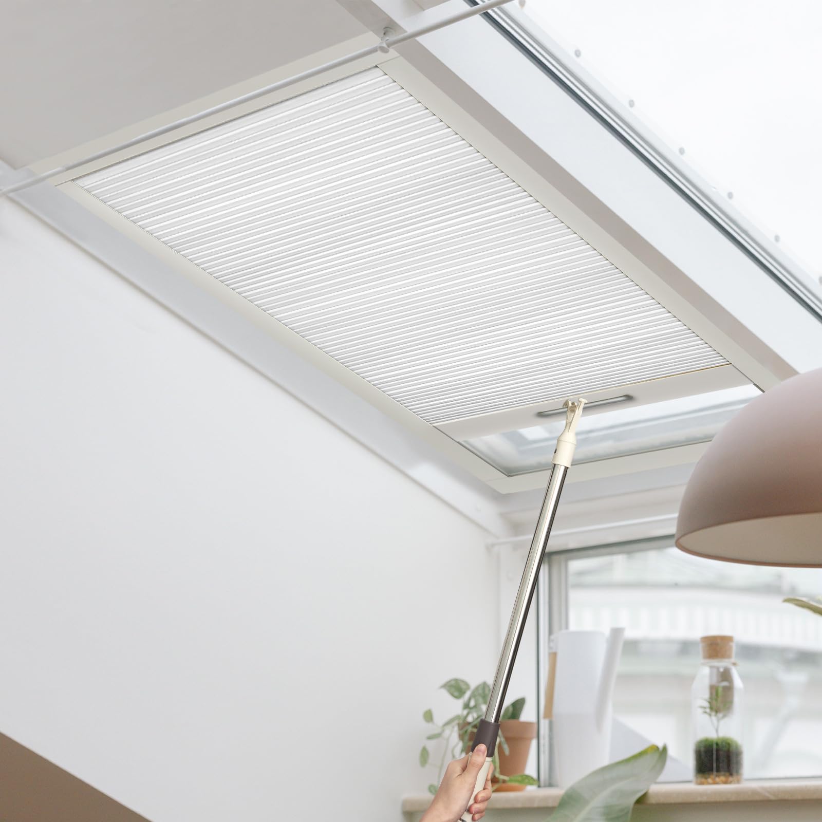 Eco-Friendly Custom Skylight Shades: Moisture-Resistant Blackout for Inclined Roof Rooms