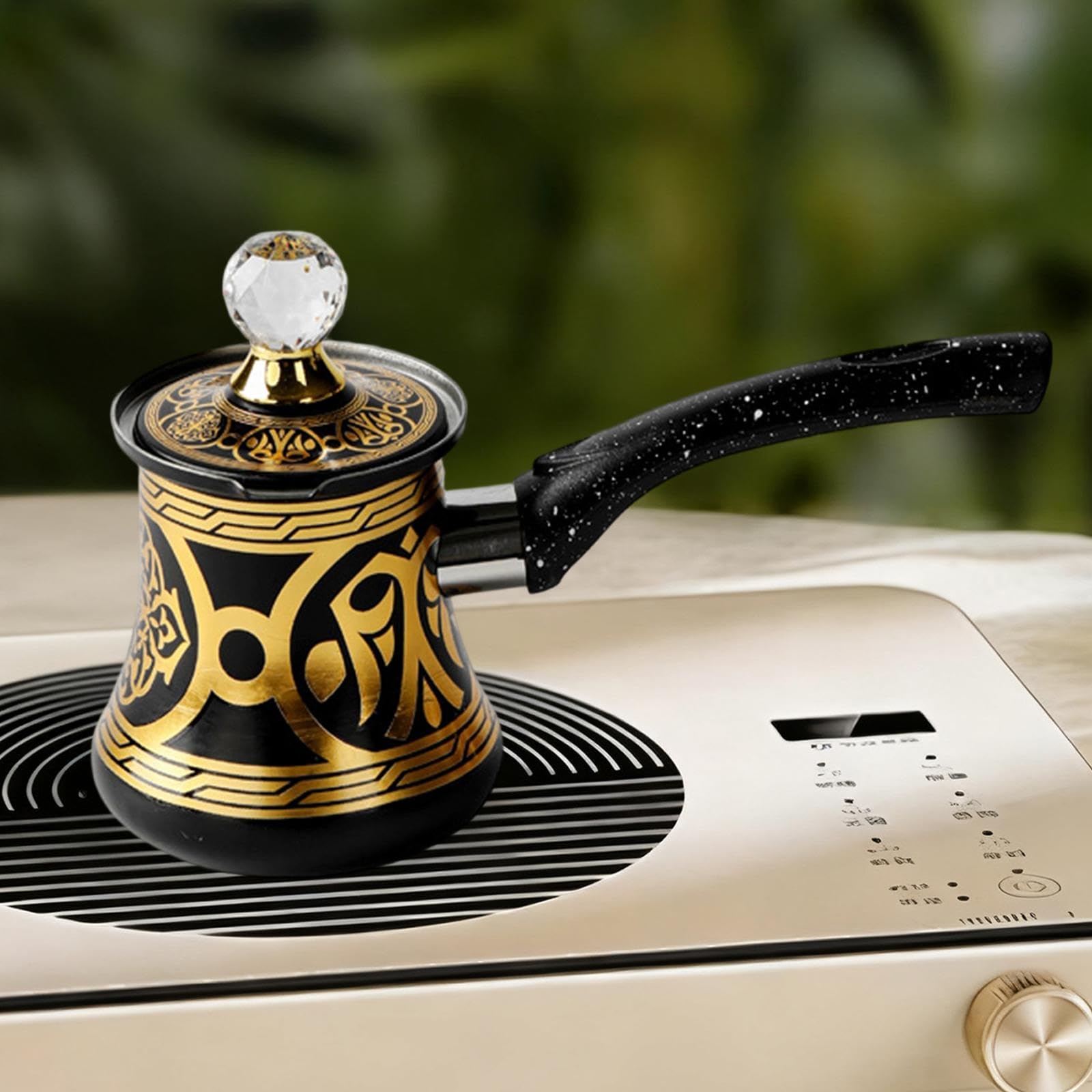 Cafetera Multifuncional, Portátil, También Se Puede Usar como Chocolatera, Fácil de Limpiar, con Asa Y Accesorios, 750 ml