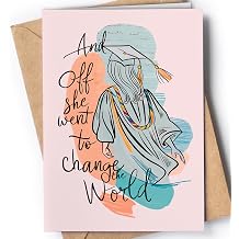 Graduation Card for Her - High School College Graduation Cards 2026 for Women - Masters Degree Congratulations Cards for Girls - Proud of You Card for Daughter, Granddaughter, Sister, Niece - And Off