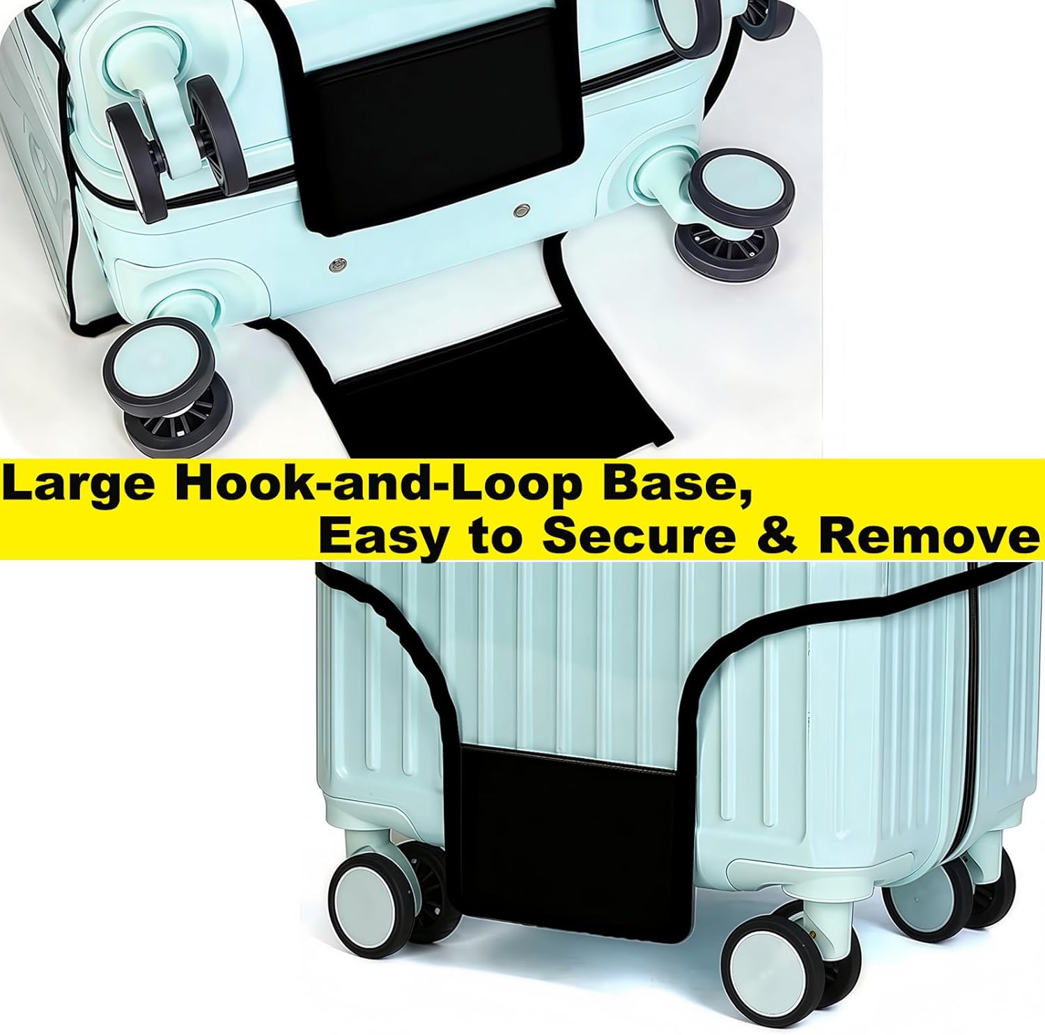 30 inch Suitcase Cover for Luggage Protector Clear PVC Waterproof Baggage Protective Cover for Tsa Approved Travel Sleeve Case - Image 5