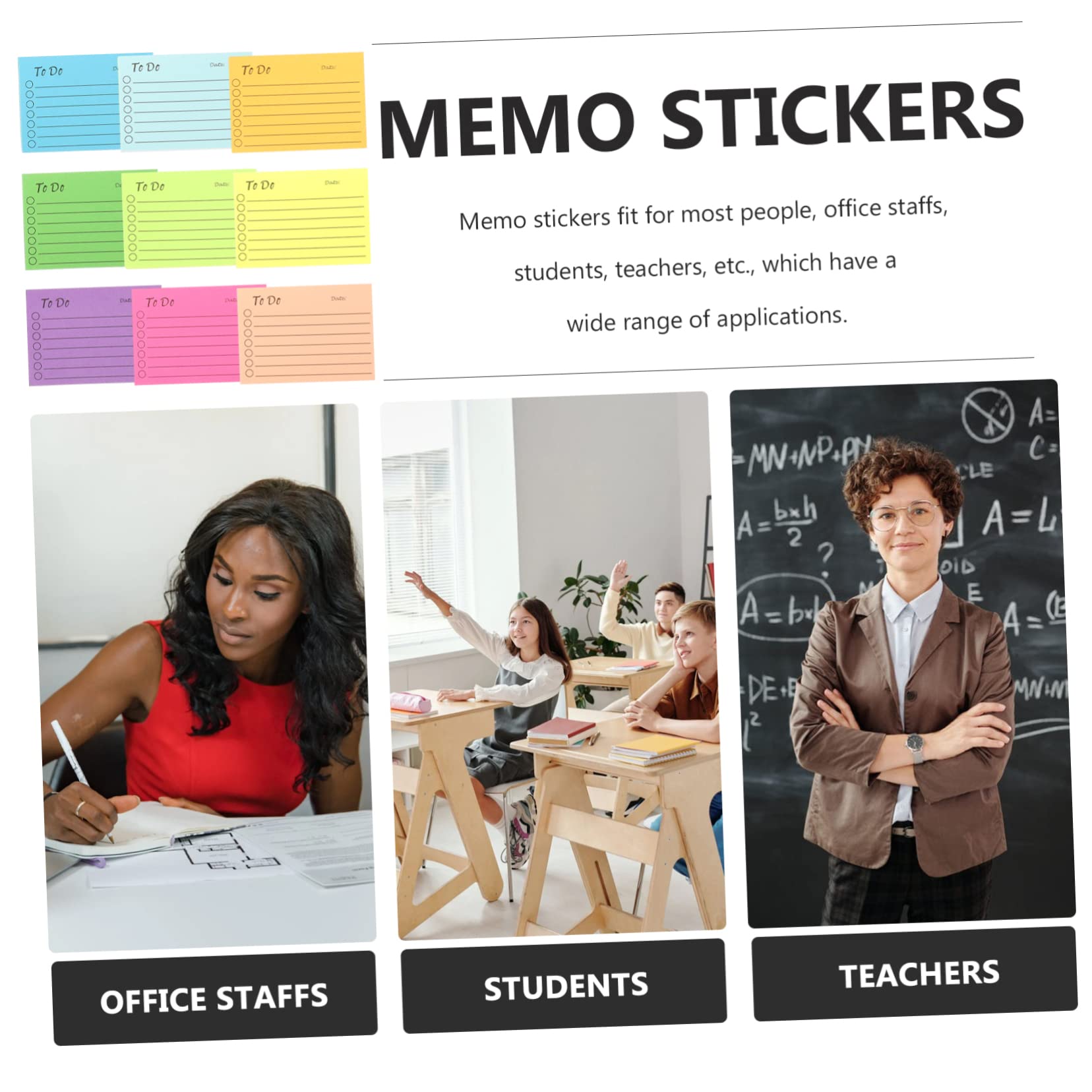 Tofficu 5 Juegos Notas Adhesivas Fluorescentes Blocs De Notas Escolares Pegatinas Autoadhesivas Para Notas Marcapáginas Bookmark Blocs De Notas De Uso Diario Memorándum Pegatinas 9 Uds * 5
