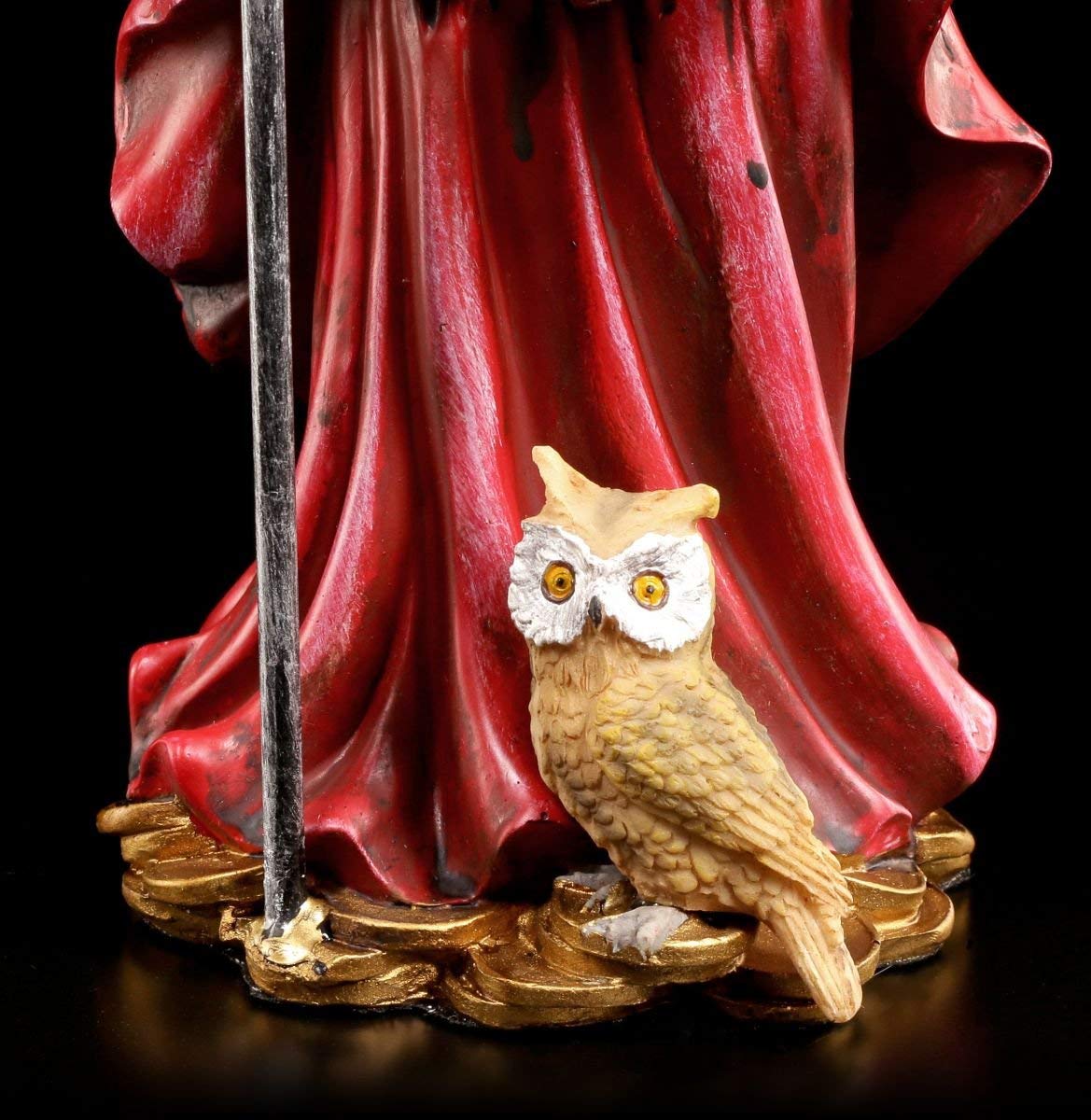 Santa Muerte Personaggio Rosso - Dona Sebastiana - Squartatore Grim Reaper Donna