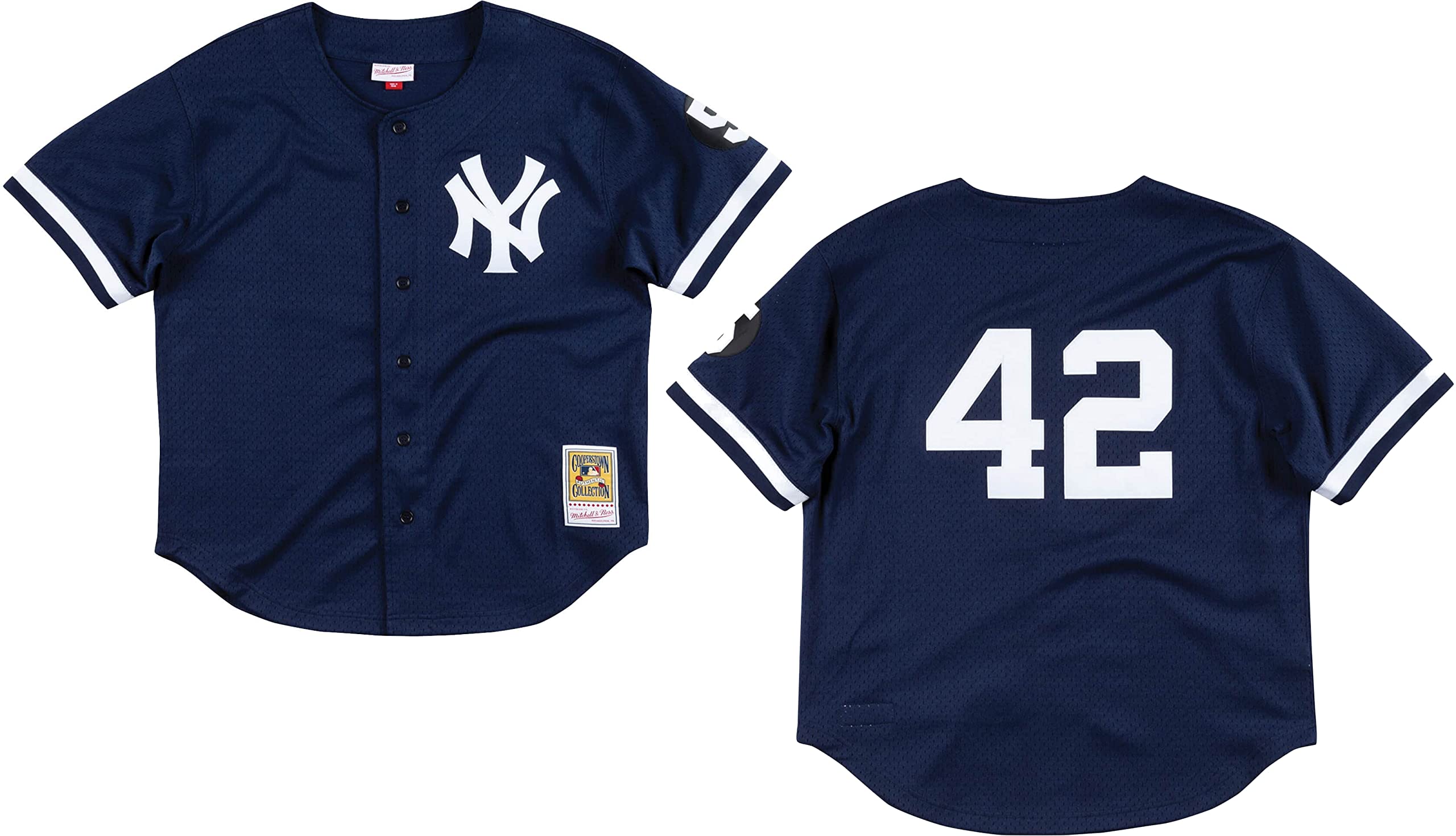 Mitchell & NessMariano Rivera New York Yankees Authentic 1999 Mesh BP Jersey, Navy, XL