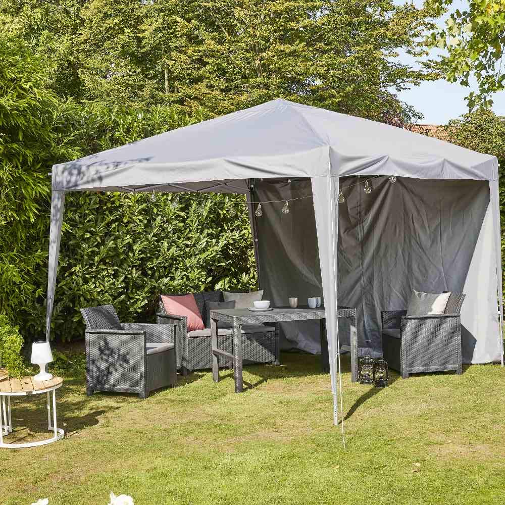 Siena Garden Starter Pavillon 300x300 cm Taupe