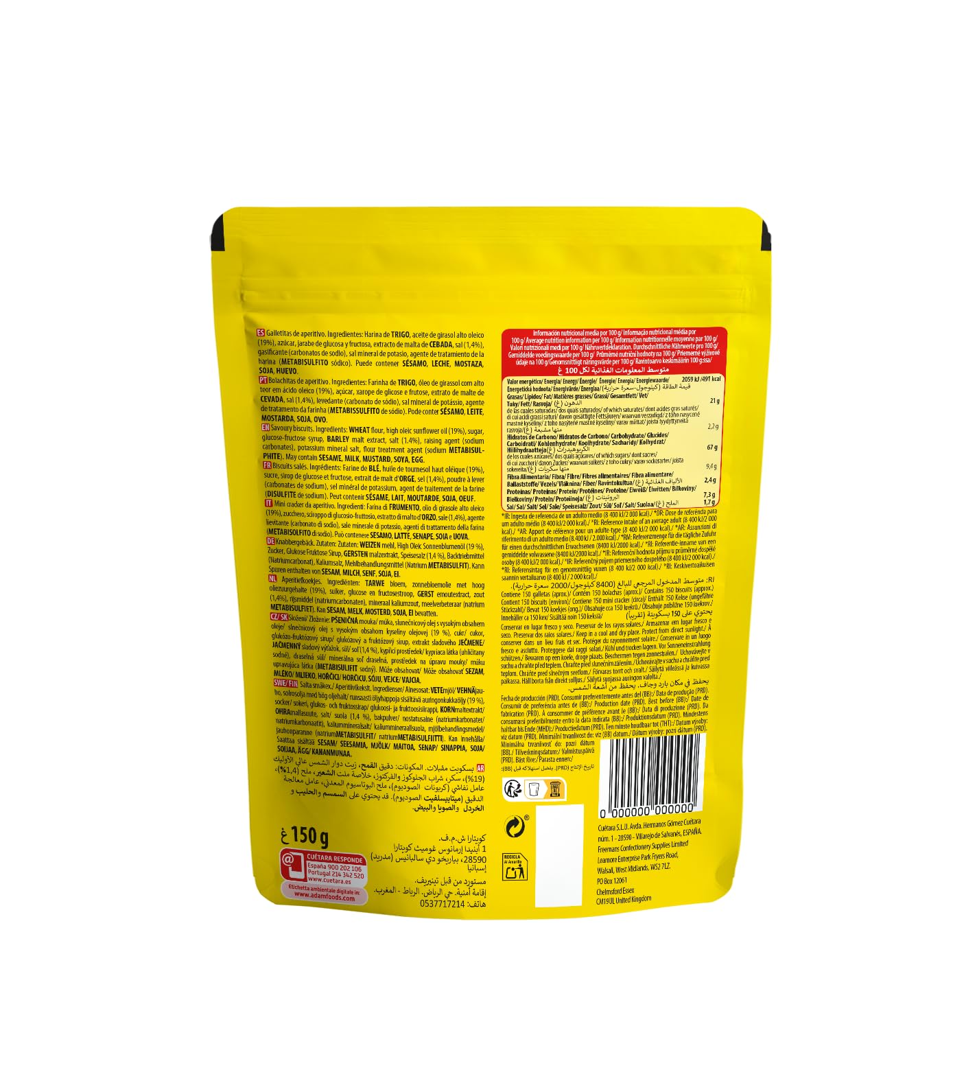 Krit Finas al punto de sal 150g