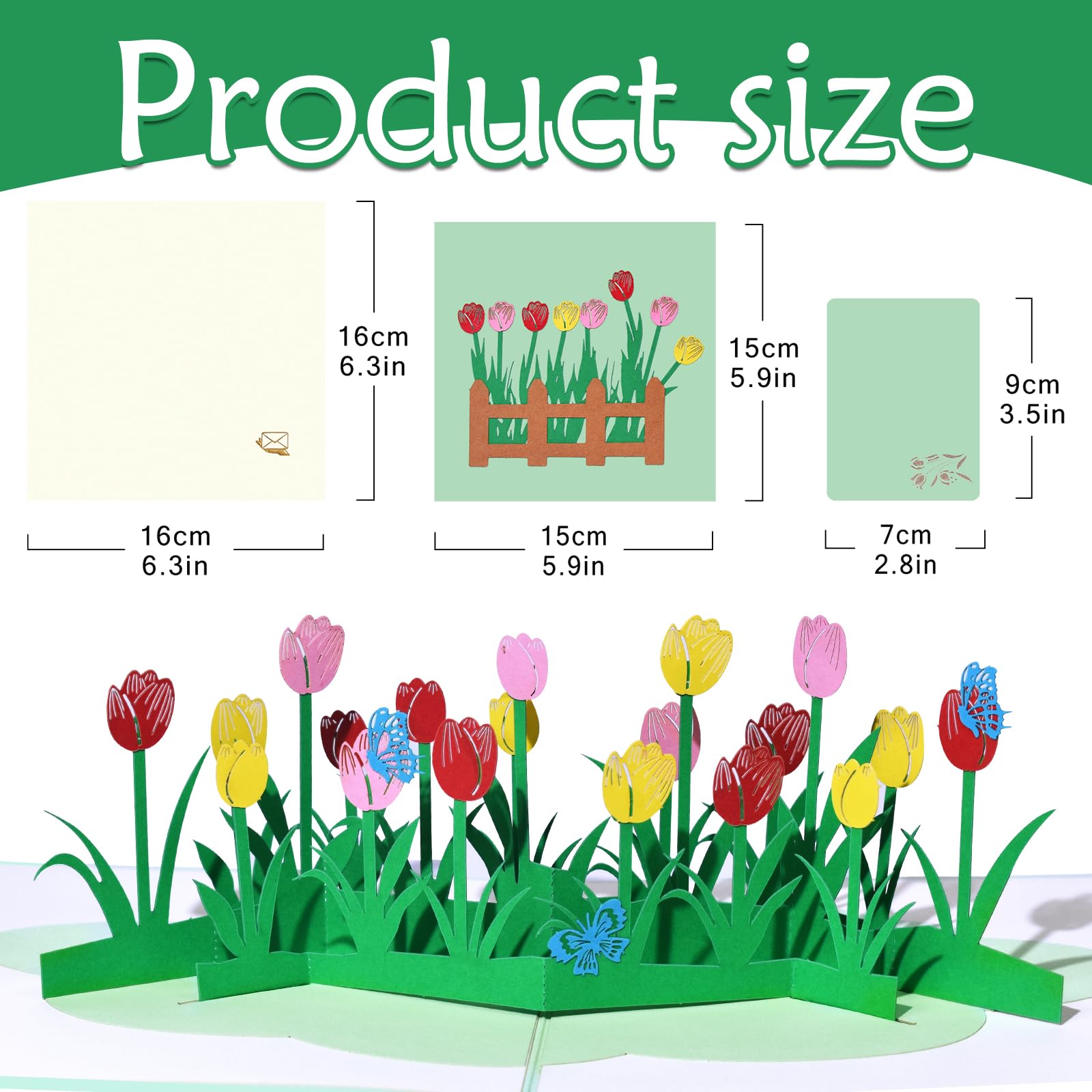 Pop Up Flower Bouquet Card For Birthday Wedding Valentine's Anniversary Get Well Sympathy Grad2 Dc I.1482192813 - View #9