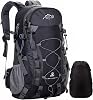 Hiking Backpack Unisex Trekking Backpack Outdoor Sports Rucksack Men and Women,Backpack for Camping Traveling Climbing Mountaineering College Rucksack with Waterproof Rain Cover
