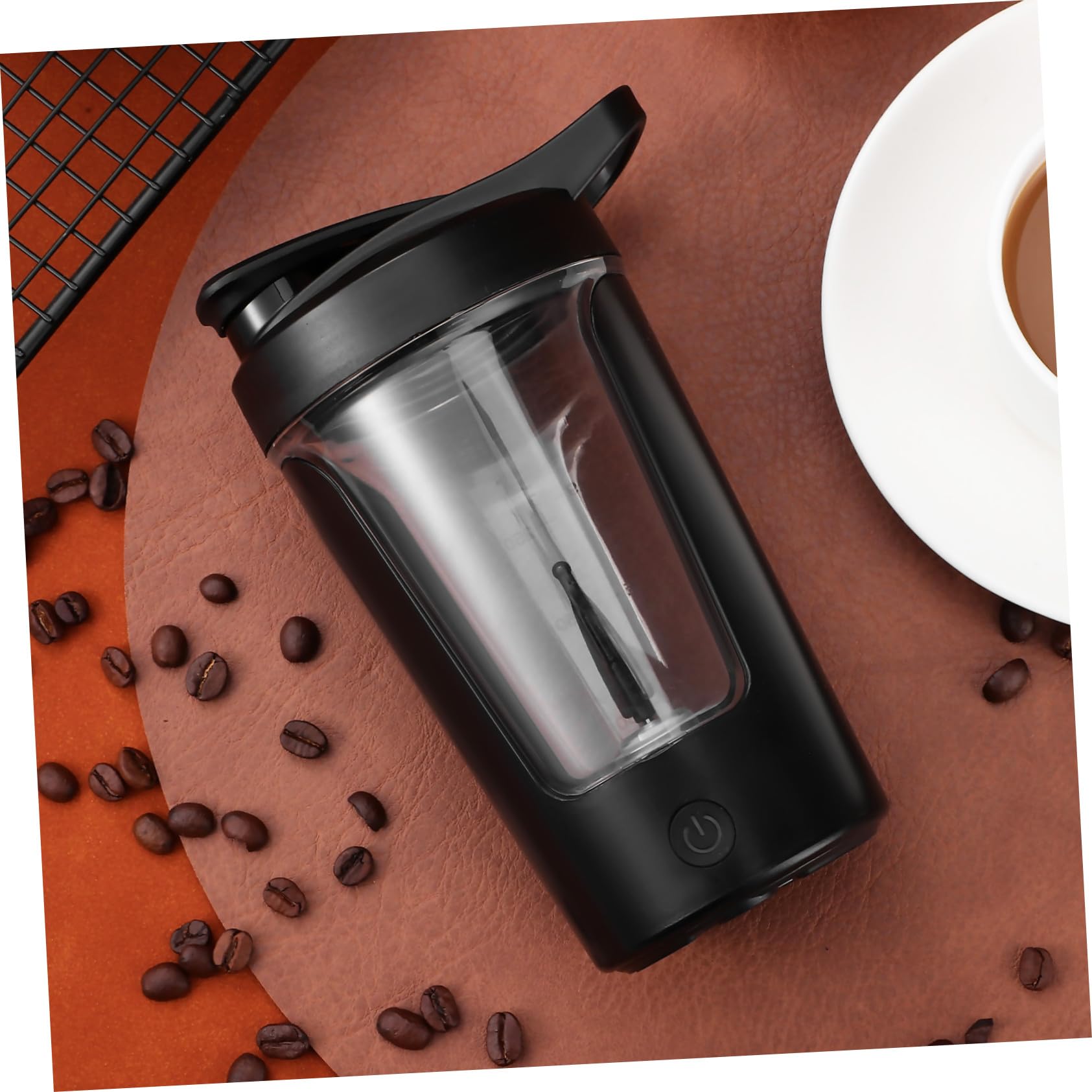 Tasse à Mélanger Automatique Électrique 450ml Noire Rechargeable