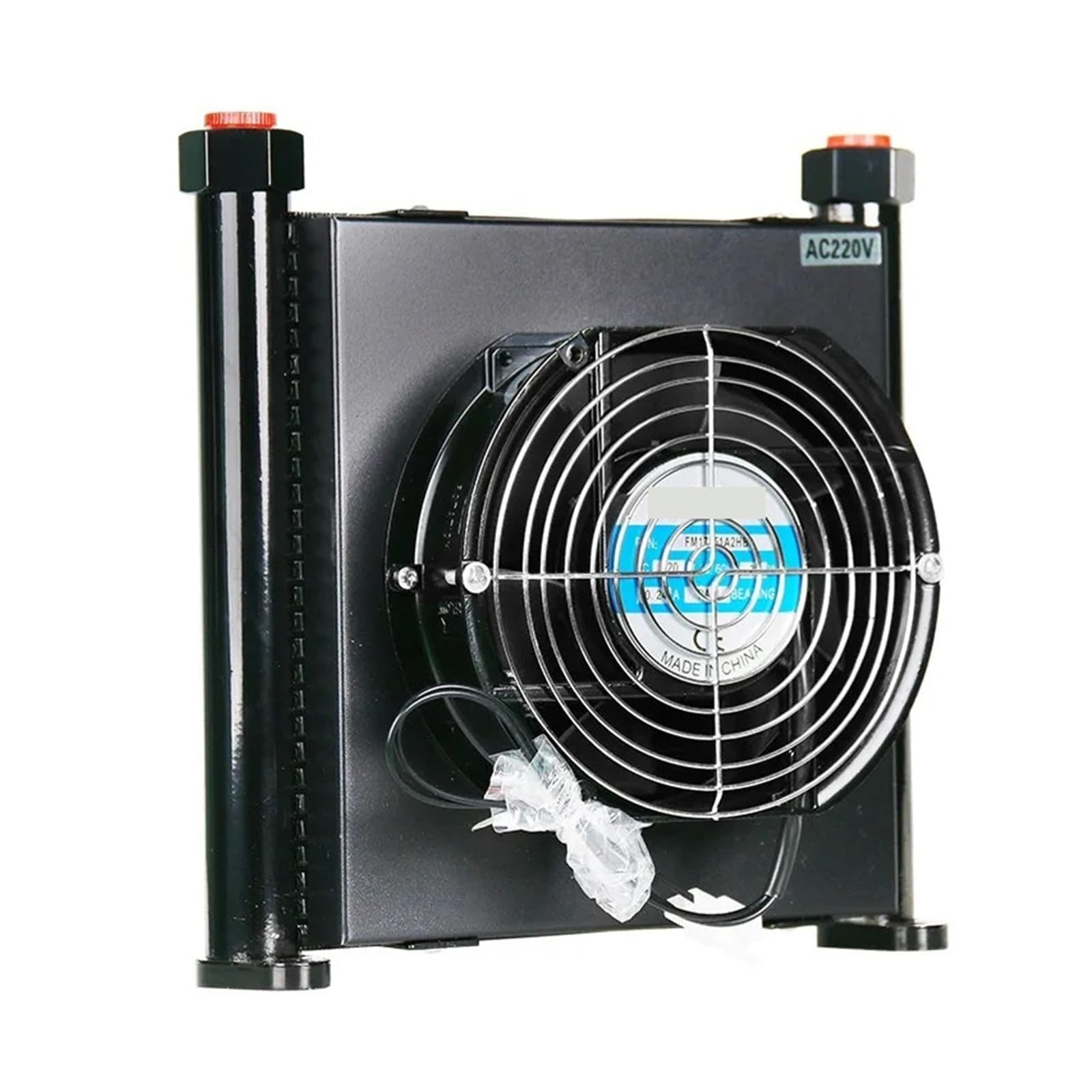 AJ1025T-CA 25L/MIN Flusso Idraulico Di Raffreddamento Ad Aria In Lega Di Alluminio Mini Olio Scambiatore Di Calore Radiatore Operazione stabile