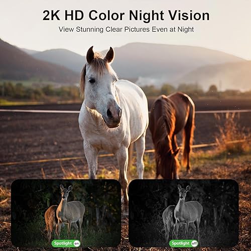 Miniatura 6 de Cámara de seguridad celular 4G LTE al aire libre, cámara de seguridad fuera de la red sin WiFi alimentada por energía solar, cámara solar PTZ de 360