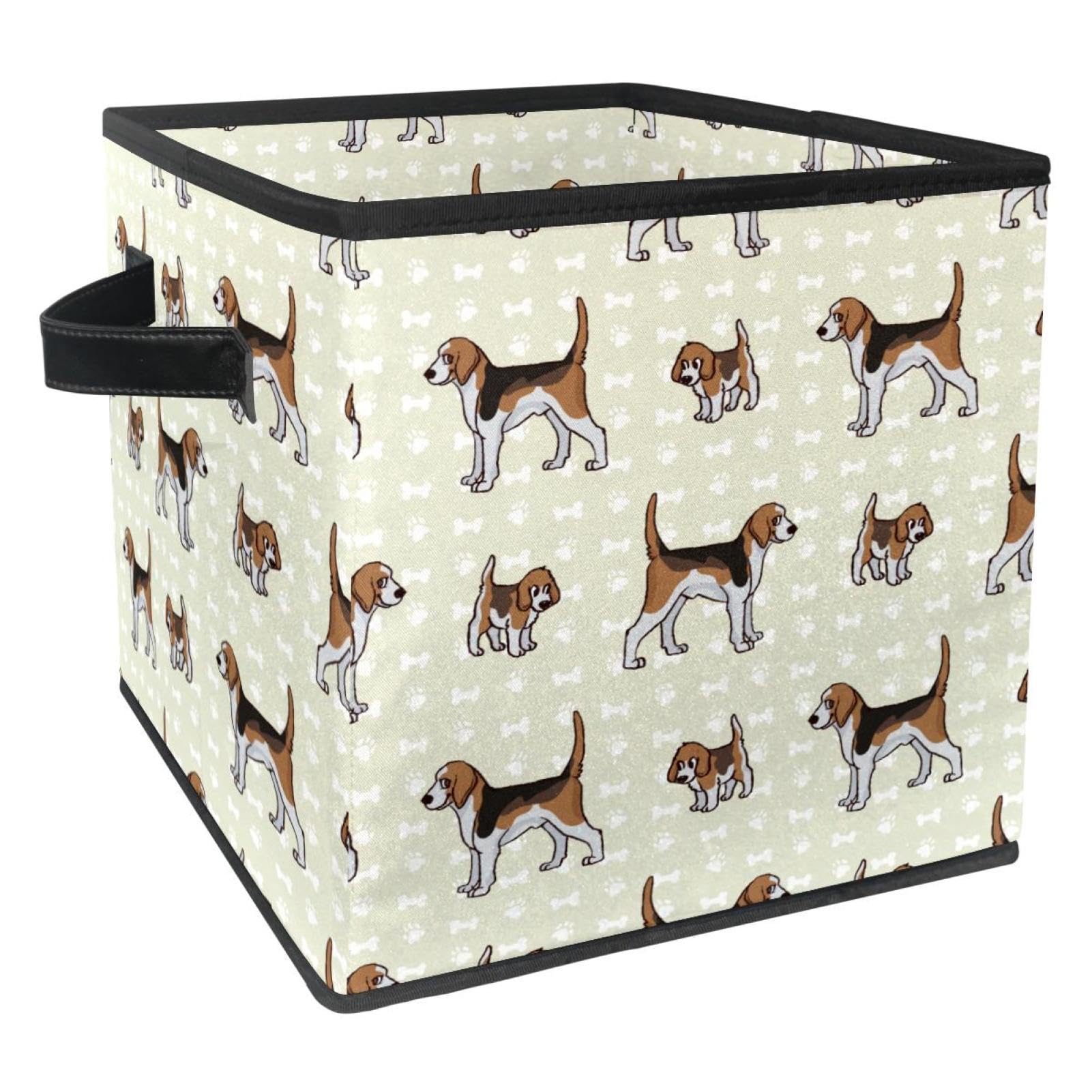 Cube de rangement en tissu pliable pour organiser les jouets et vêtements triés