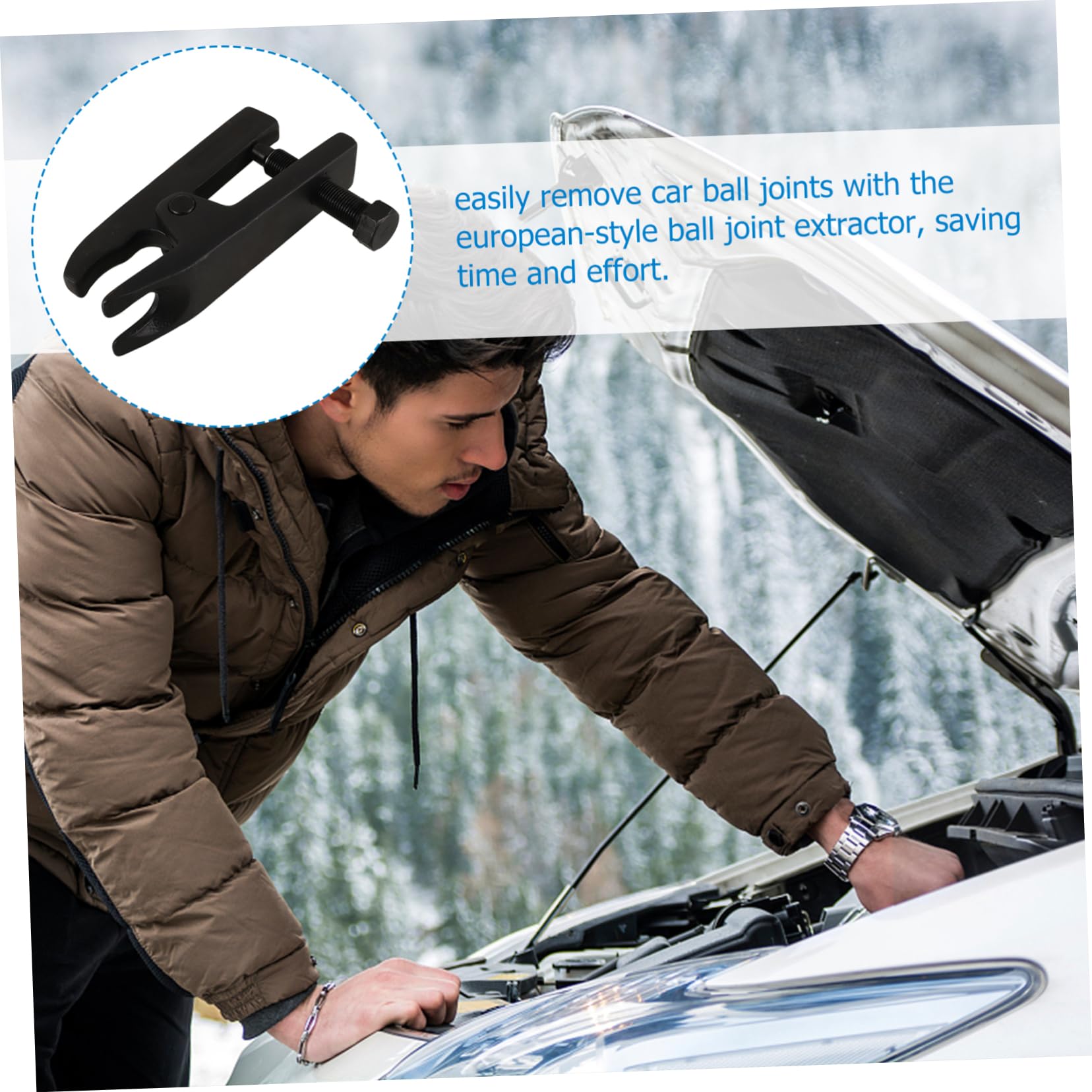 Gatuida Outil Extracteur De Rotules pour Voitures Séparateur De Joint Outil De Réparation Automobile Pratique Et Ergonomique pour Entretien De Véhicules