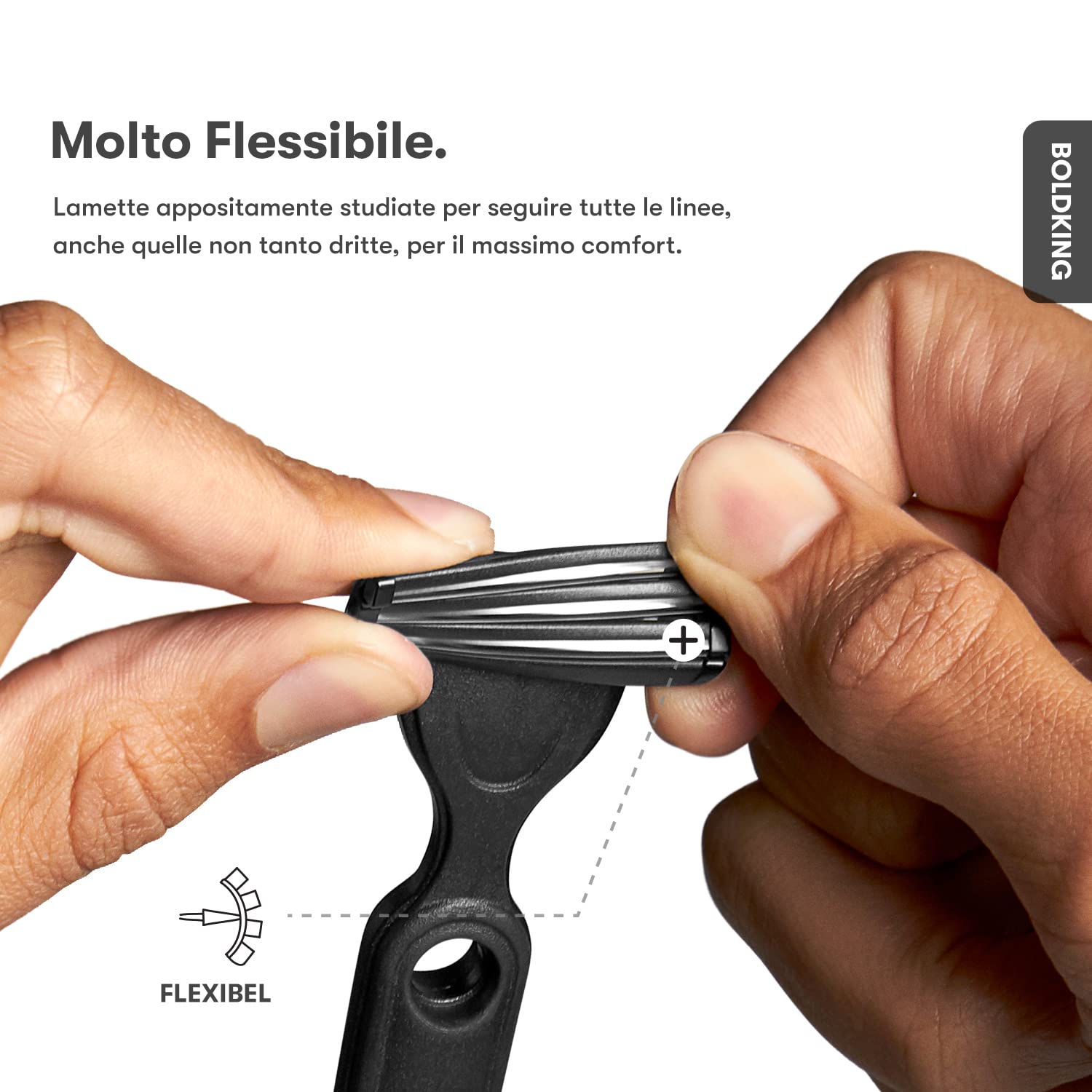Boldking - The Refill Blades - Lame di Ricambio per Uomo - Pelle Molto Sensibile - Duopack