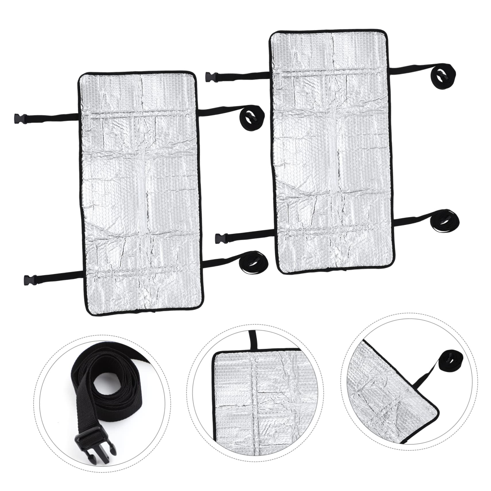 Gatuida 2piezas Cubierta De Aire Acondicionado para Exterior Protector De Cubierta Uso Verano Invierno