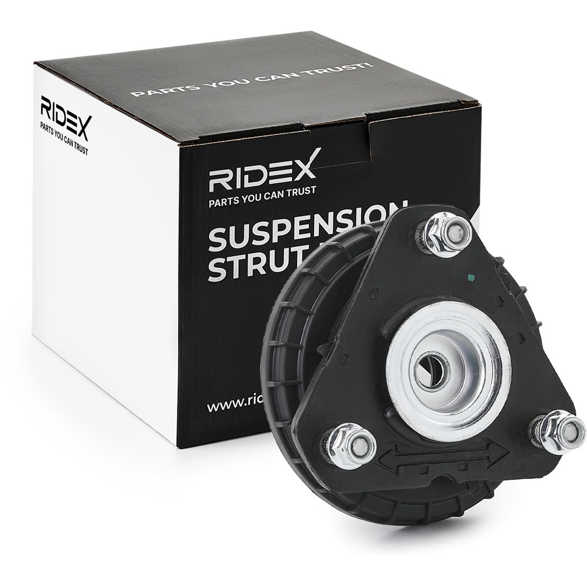 RIDEX 1180S0401 Copela de amortiguador Delantero con juego de tornillos Compatible con HONDA CIVIC VIII Hatchback FN, FK