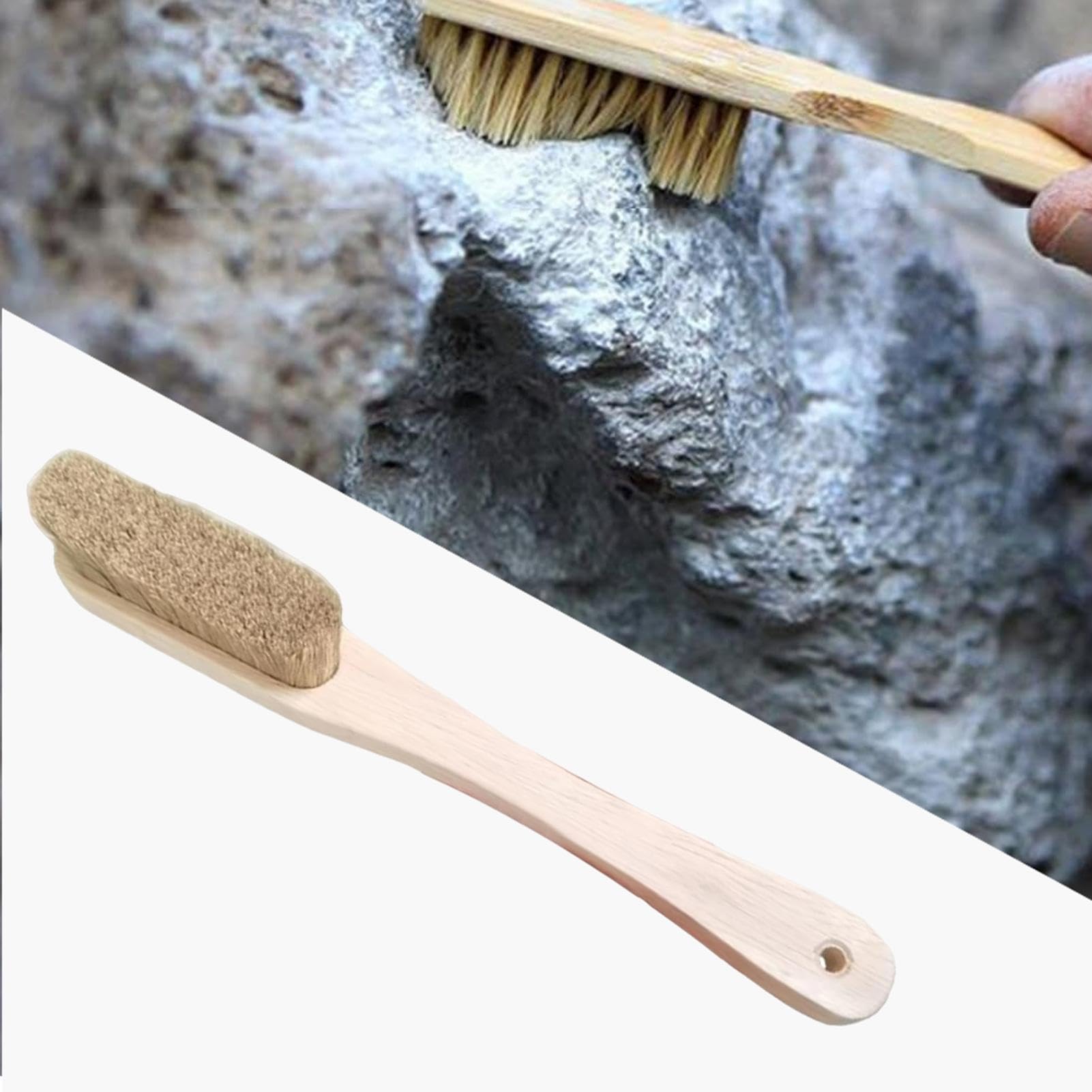 Spazzola per la pulizia del boulder, spazzola di gesso per arrampicata su roccia, strumento di pulizia delle setole multifunzionale, spazzola di gesso per boulder, strumenti di pulizia per arrampicata