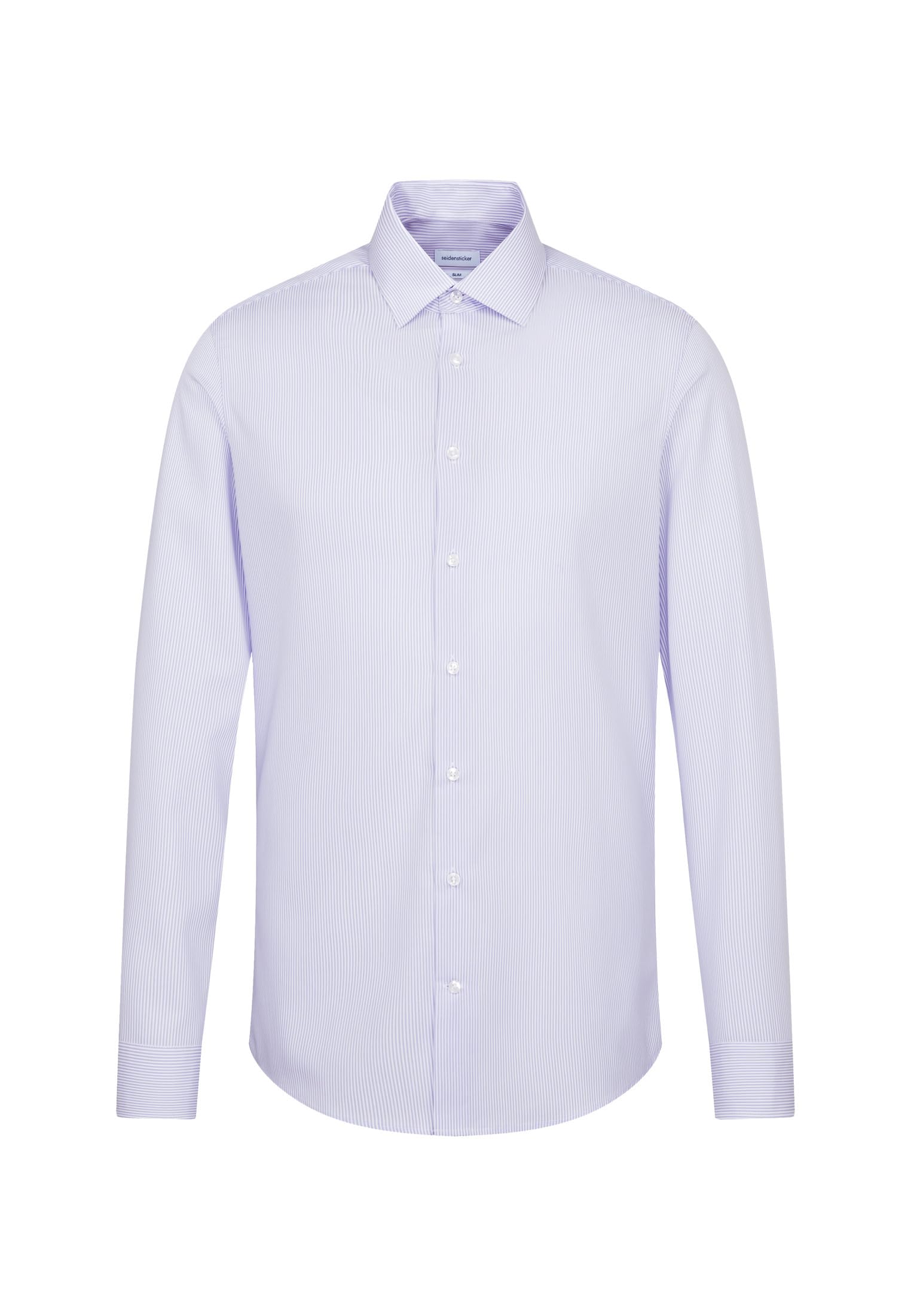 Seidensticker Men's Non-iron Poplin Business Shirt in Slim with Kent-Collar Shirt,Blue (Hellblau 11),38