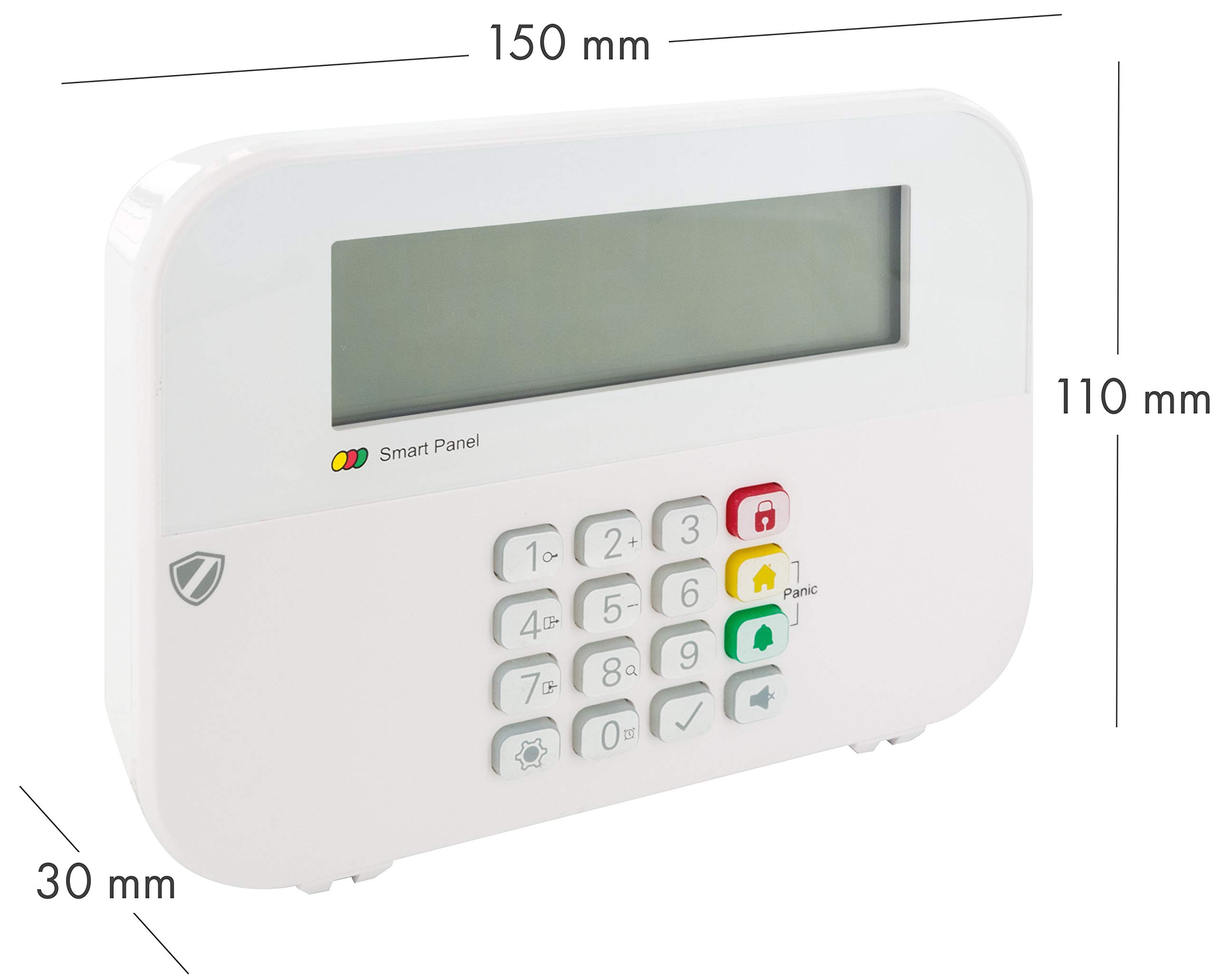 SCHWAIGER -HG1000- Funk-Alarm-System | Alarmanlage fürs Haus | Sirene | mit Fernbedienung | Einbruchschutz | Fenster-Sicherung | Tür-Sicherung | Green Guard