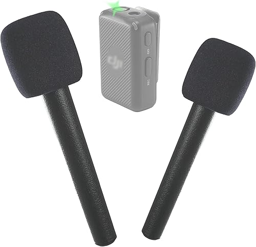 1pc - Adaptador de entrevista clásico Macrokraft para DJI Mic y DJI Mic 2 Micrófono Inalámbrico  Montaje de mano  Videografía Audio
