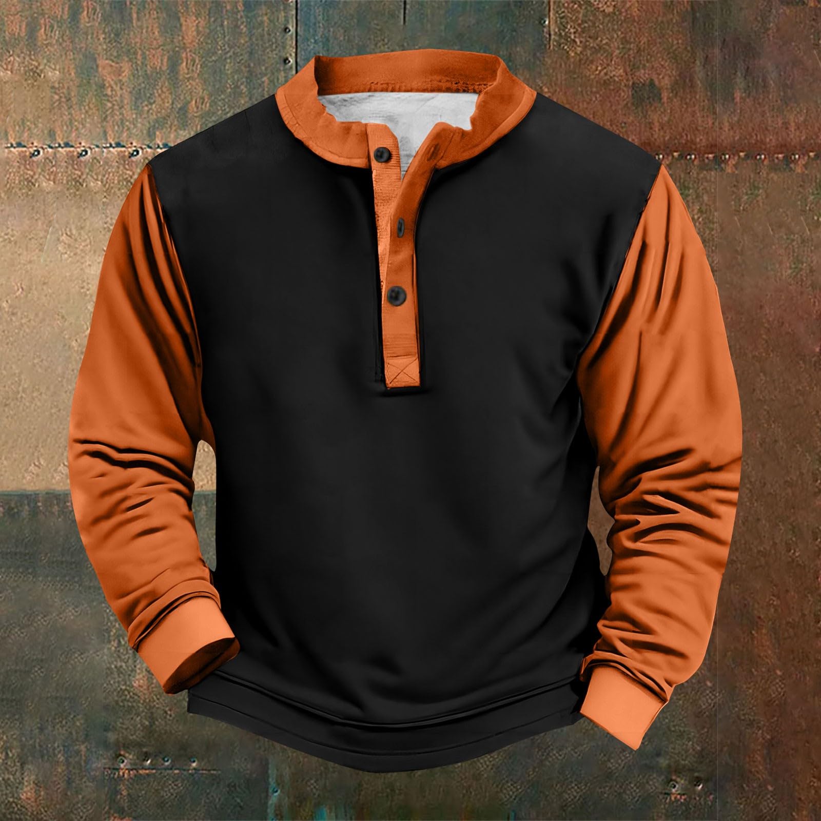 Ropa De Verano Hombre Sudadera con Cuello Abotonado Y Estampado Retro Halloween para Trajes Boda Sudaderas Hombres Cremallera Playa Muscle Fit Oversize Deportiva Camiseta Ciclismo Anti