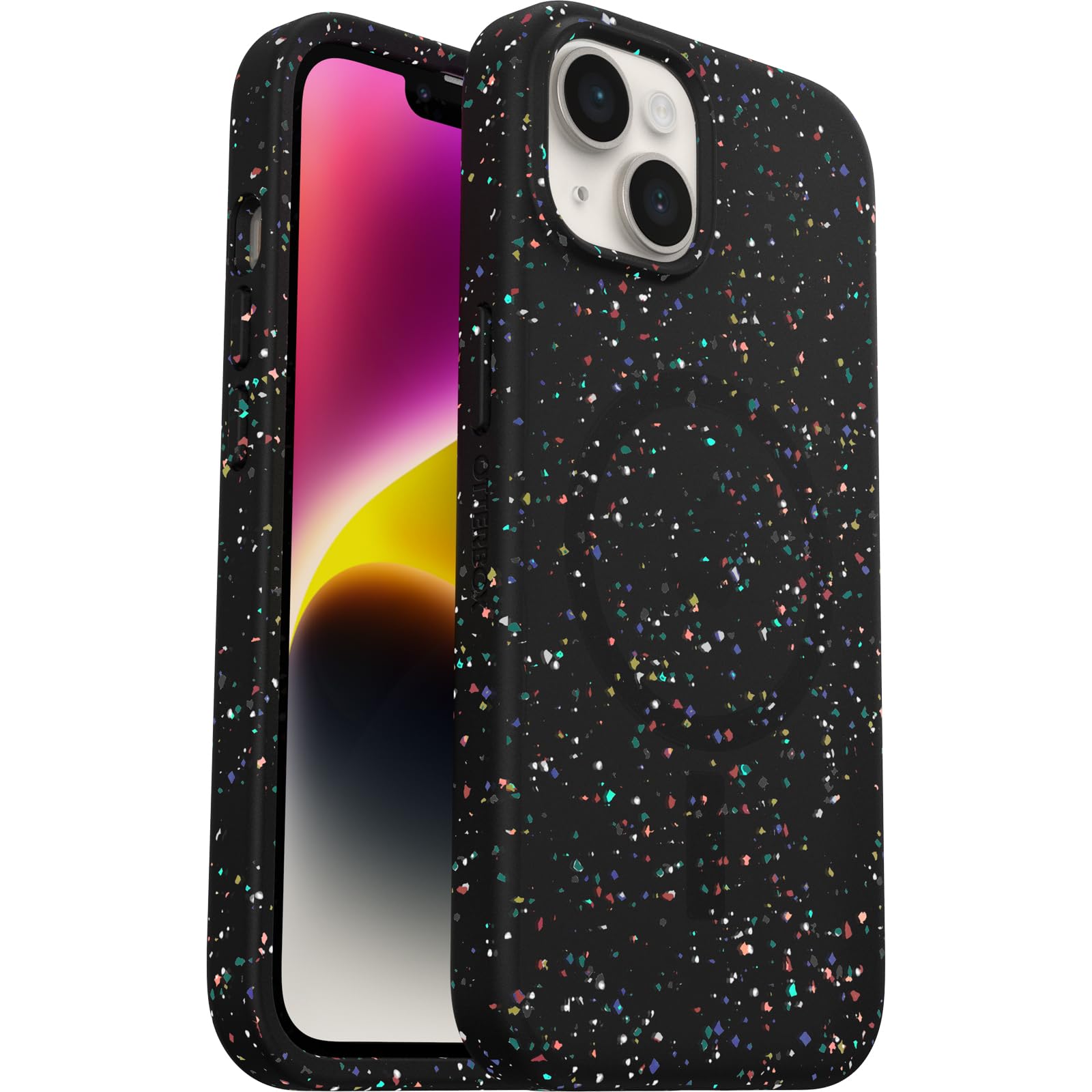Otterbox Funda para iPhone 14 Sustainable Case con MagSafe, a Prueba de Golpes y caídas, Ultra Fina, Funda Protectora, Carnival Night