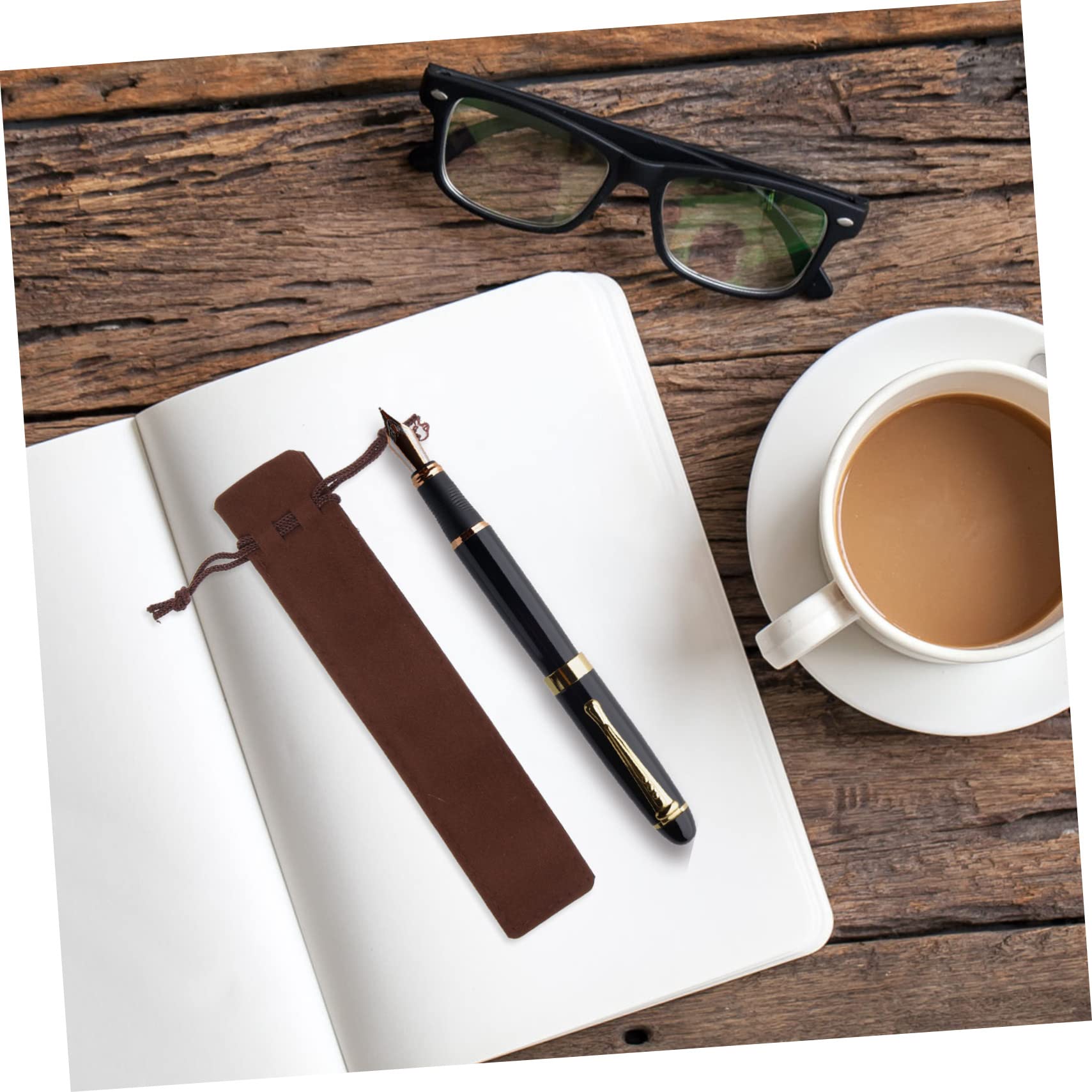 SHINEOFI Estuche para Boligrafos Estuche Boligrafos 75 Piezas Ordenador Portstil Útil Pen Bolso De La Pluma Bolsa para itas Negros Contenedores De Pluma as Portabolígrafos Franela
