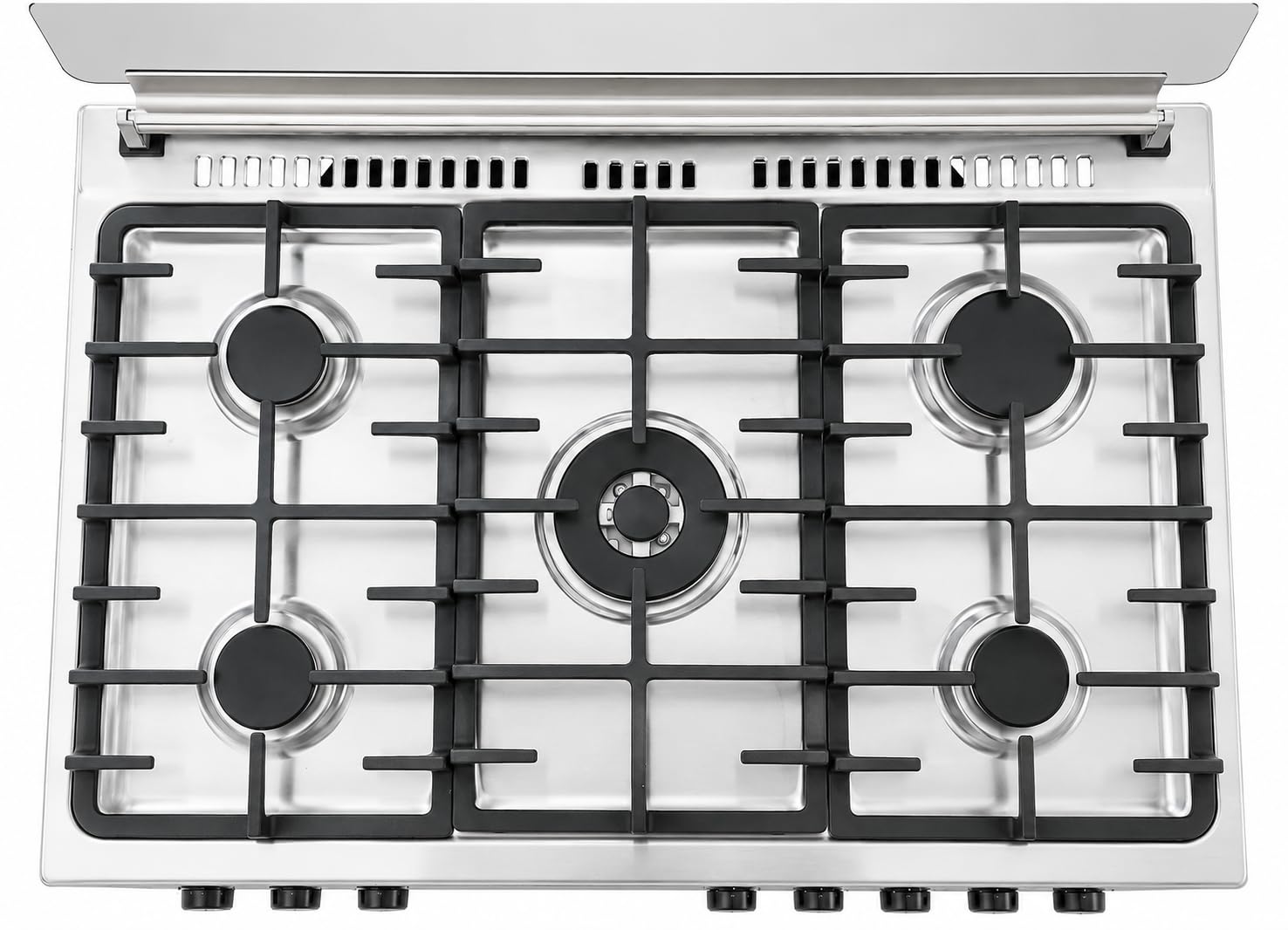 Cucina da 90x60 Lar.El forno elettrico con vano porta bombola 5 fuochi acc. elettrica