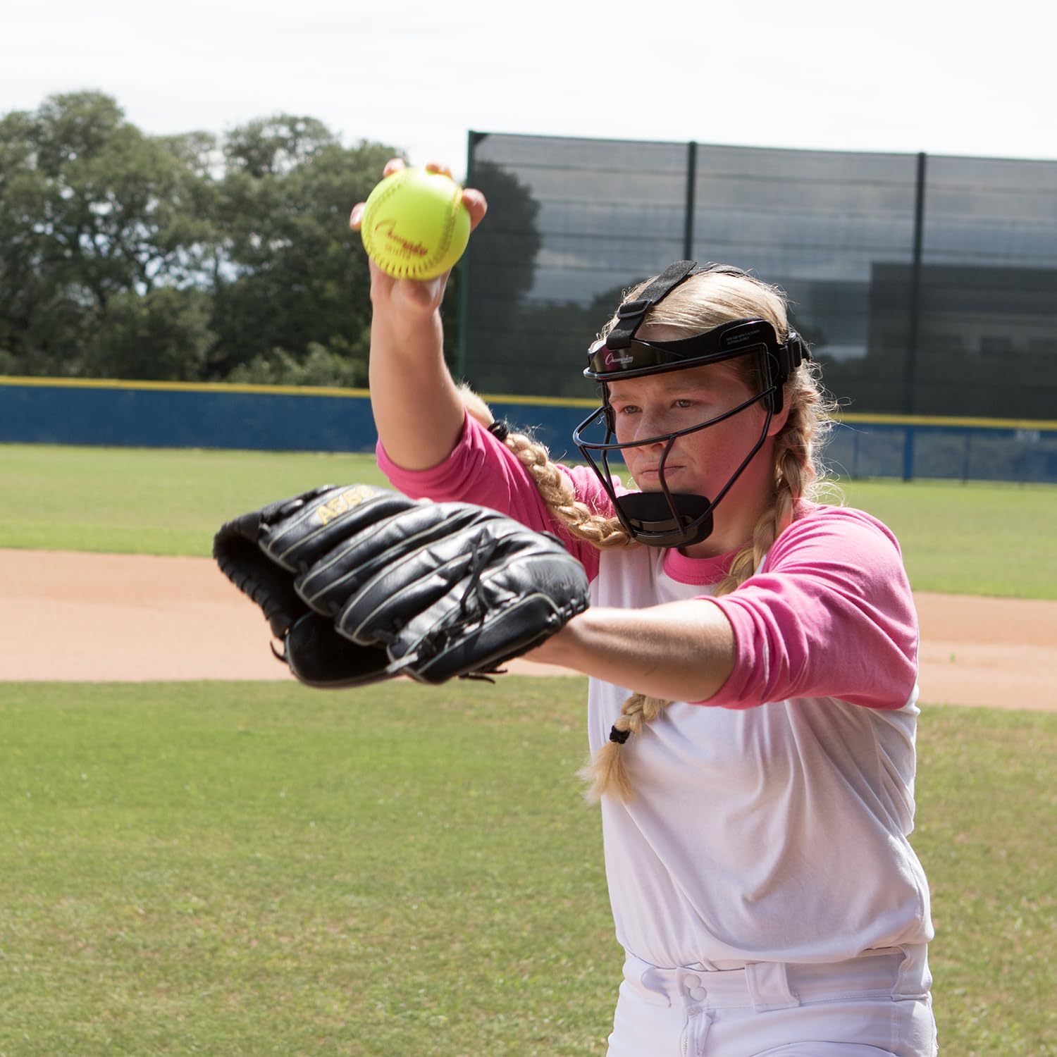 Champion Sports® Steel Softball Face Mask – Durable Fielder’s Mask for Youth & Adults, Protective Headgear for Indoor & Outdoor Play, Multiple Colors Available - Image 9