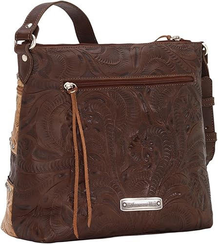 Miniatura 2 de American West Ladies Saddle Ridge Zip Top Shoulder Bag