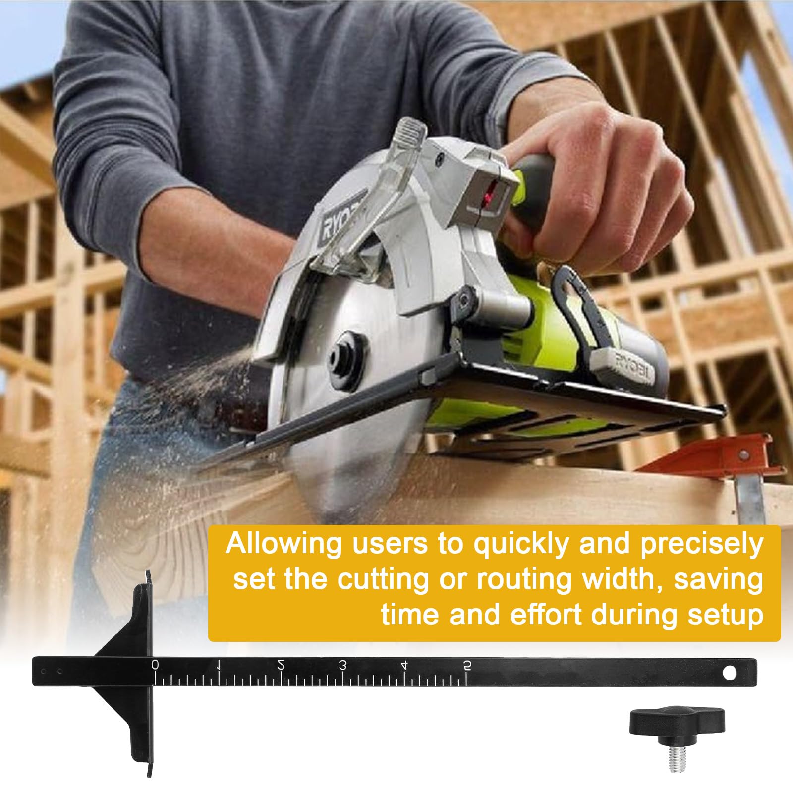 Ryobi P508 Edge Guide - Precise Cuts -7 Ryobi P508 Edge Guide - Precise Cuts -7