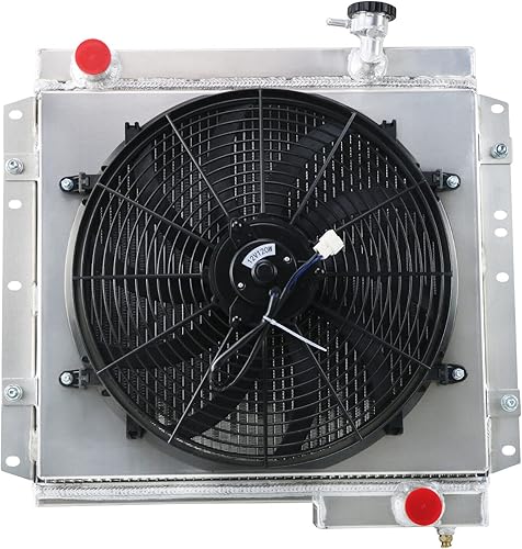 Miniatura 2 de Relé de ventilador de cubierta de radiador de 4 filas para Toyota Land Cruiser FJ40 FJ45 MT 3.9L 4.2L 1960-1984