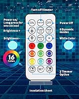 Vista 7 de Luces de piscina, luces LED sumergibles recargables con control remoto, imán integrado, 16 luces flotantes que cambian de color, luces subacuáticas