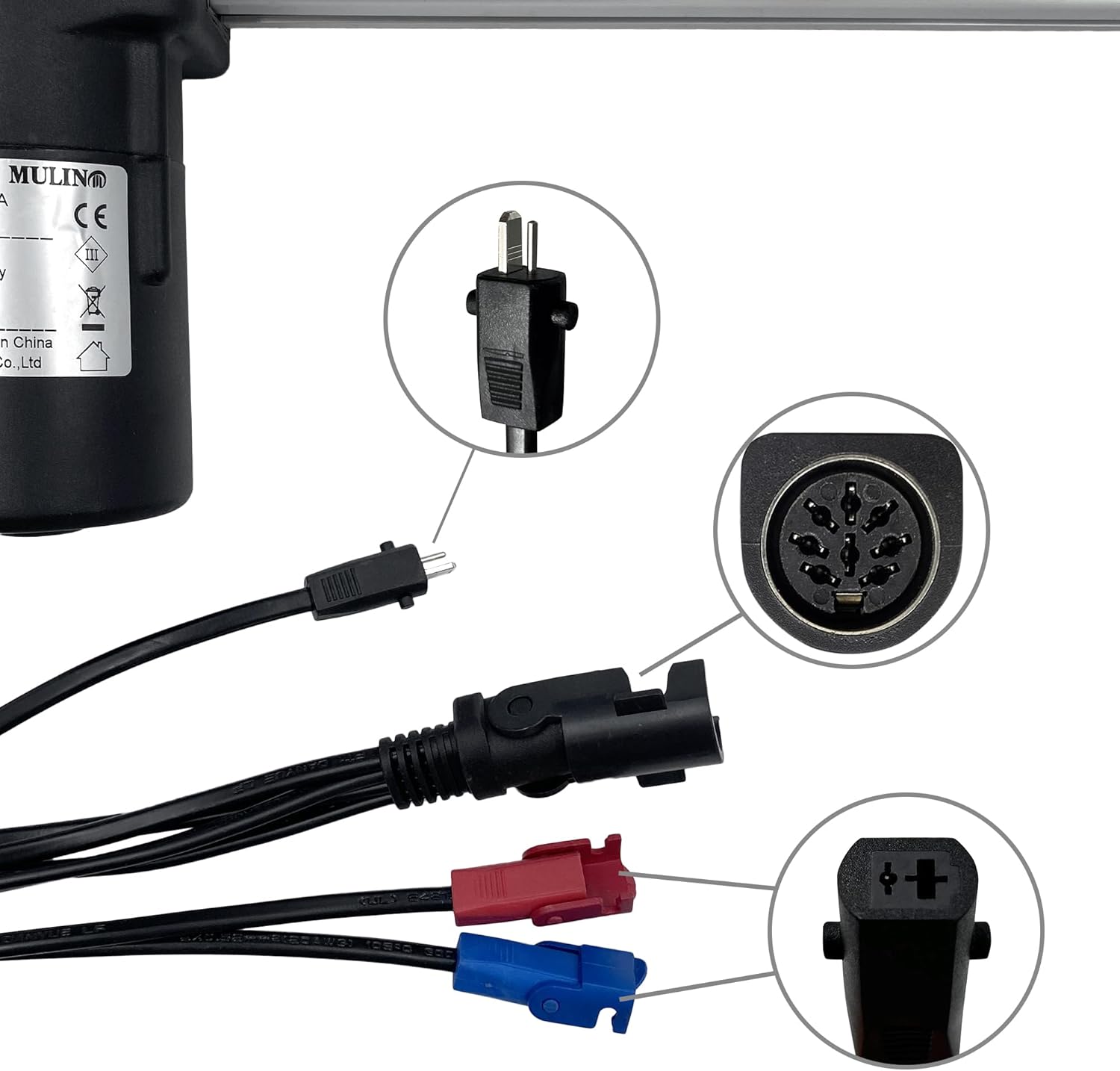 ML8 Motor Model ML8-382A kit for Electric Sofa Lift Chair Power Recliner Parts Mulin Linear Actuator Replacement